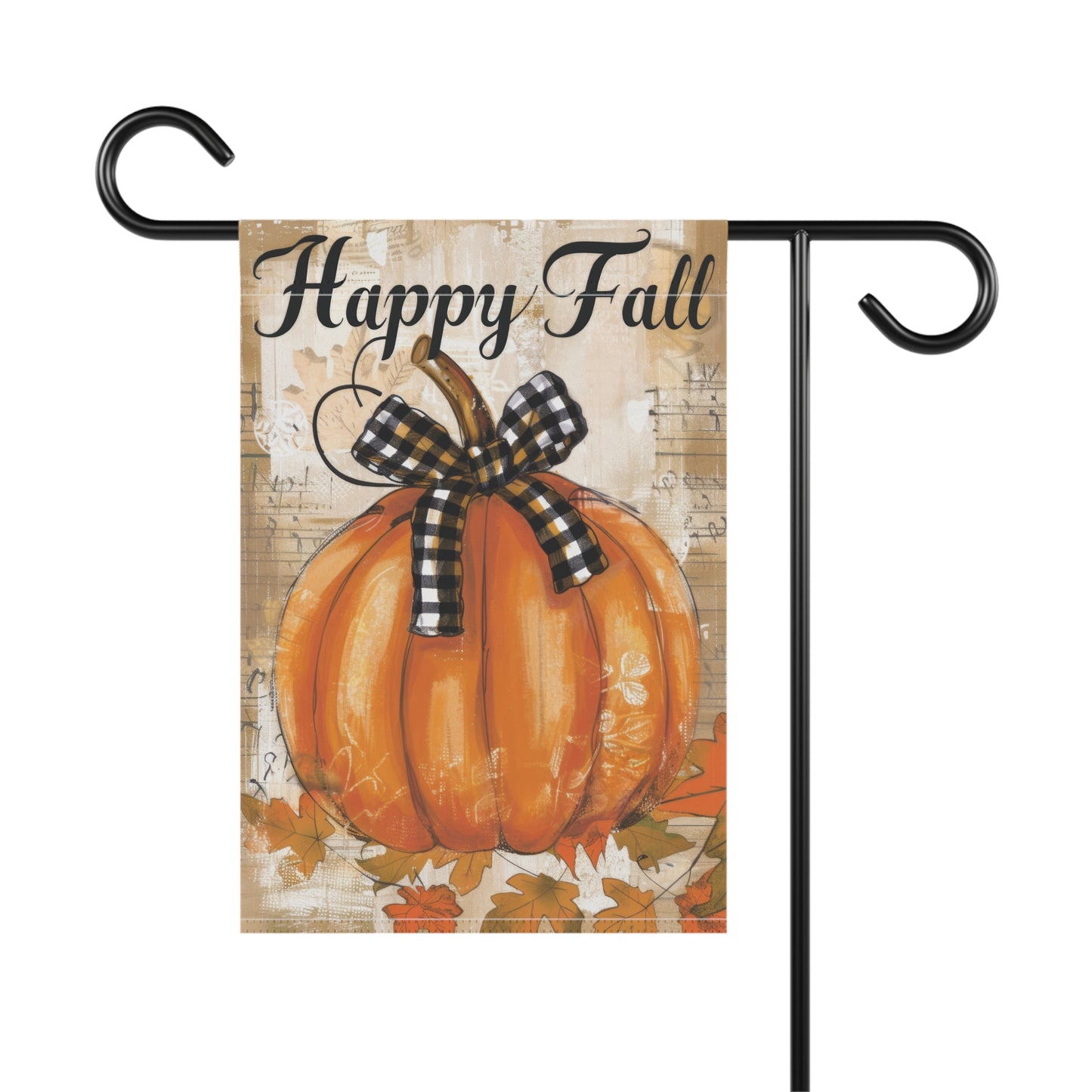 Pumpkin Happy Fall Garden & House Banner