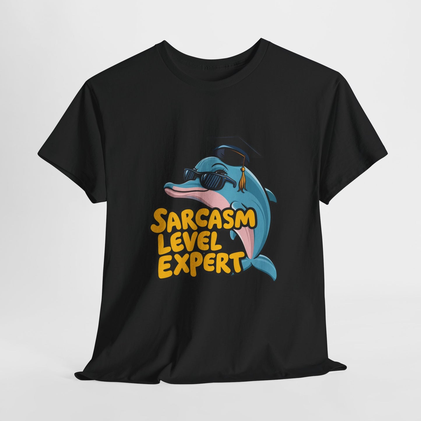 Sarcastic Dolphin Unisex Heavy Cotton Tee