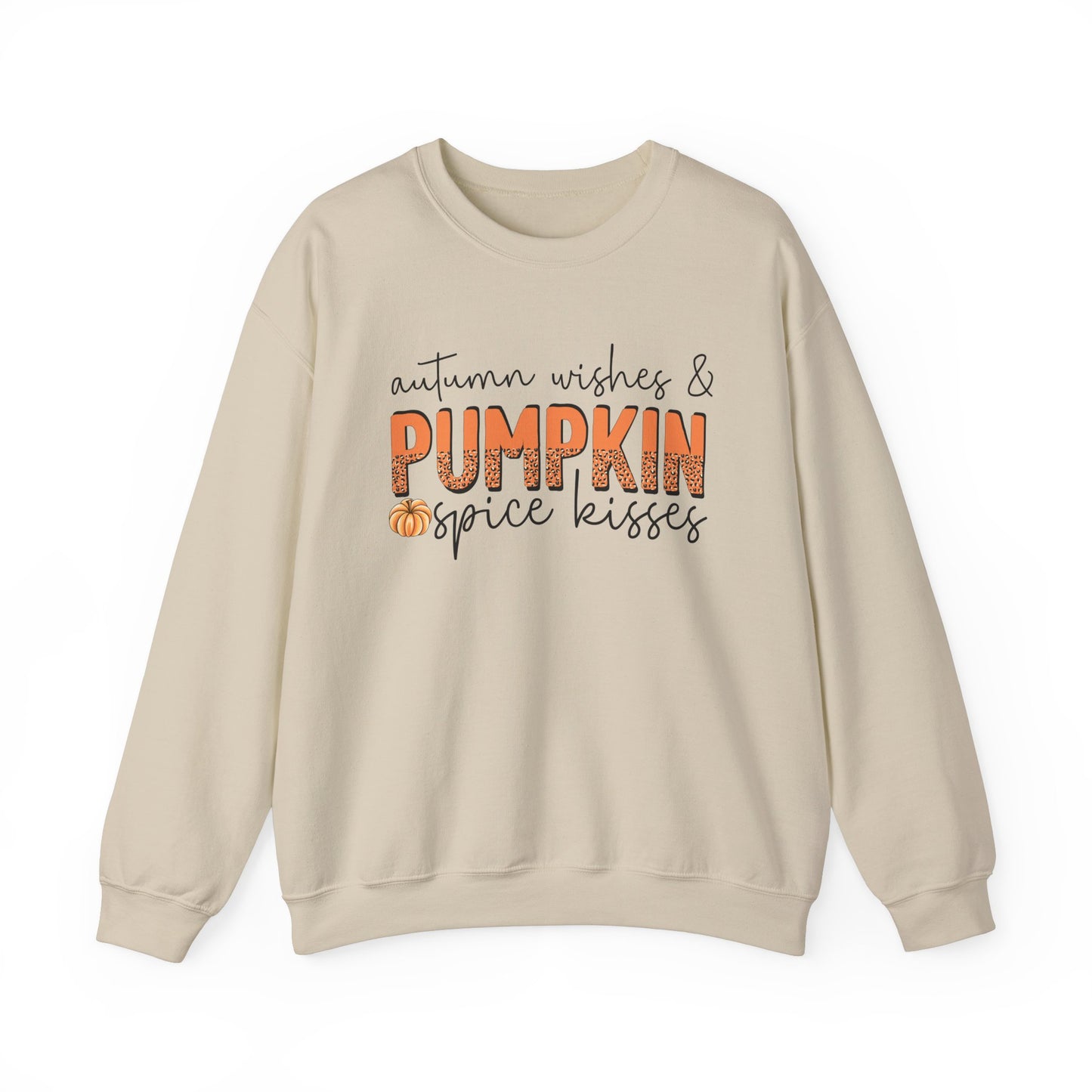 Autumn Wishes Pumpkin Spice Unisex Heavy Blend™ Crewneck Sweatshirt