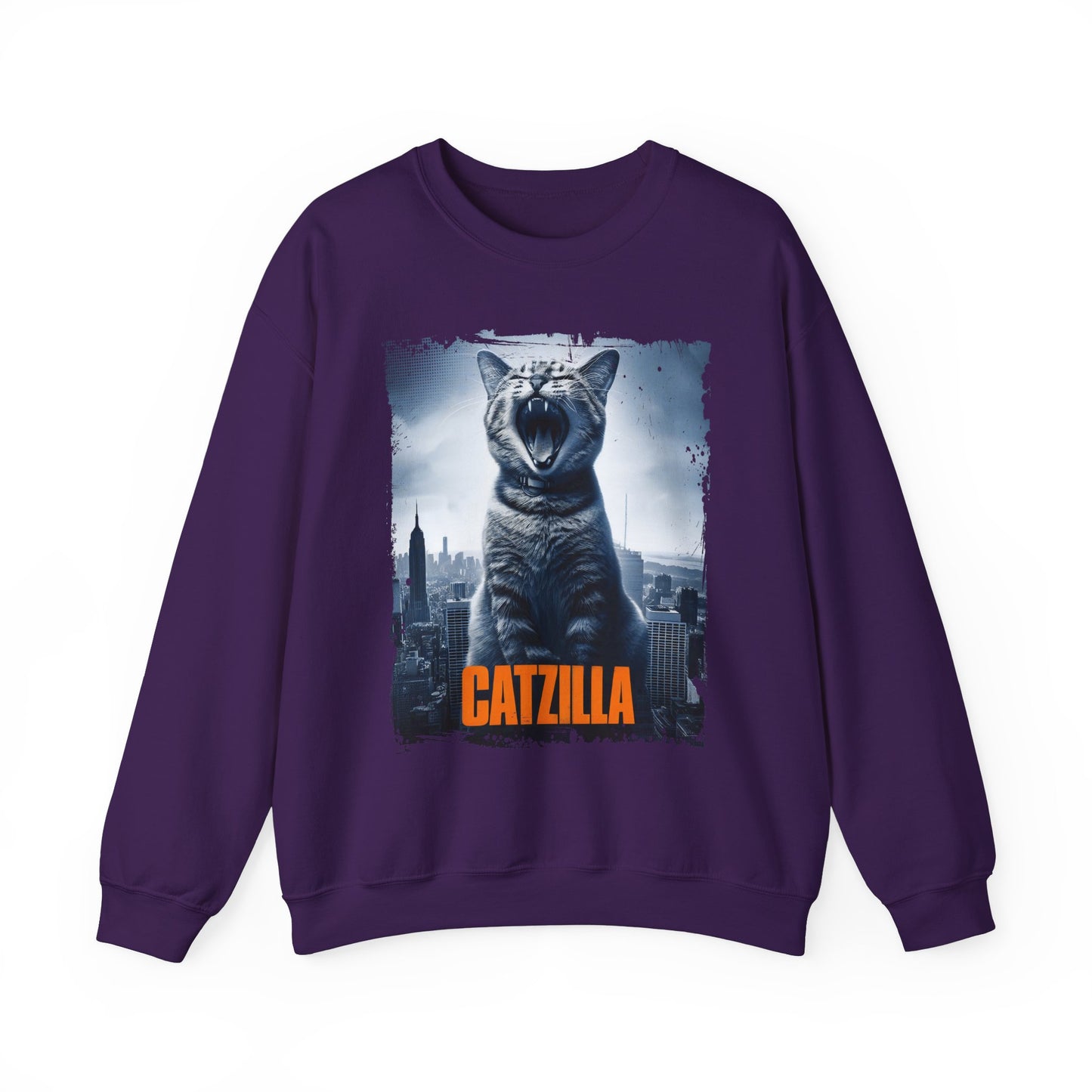 Catzilla Funny Cat Sweatshirt