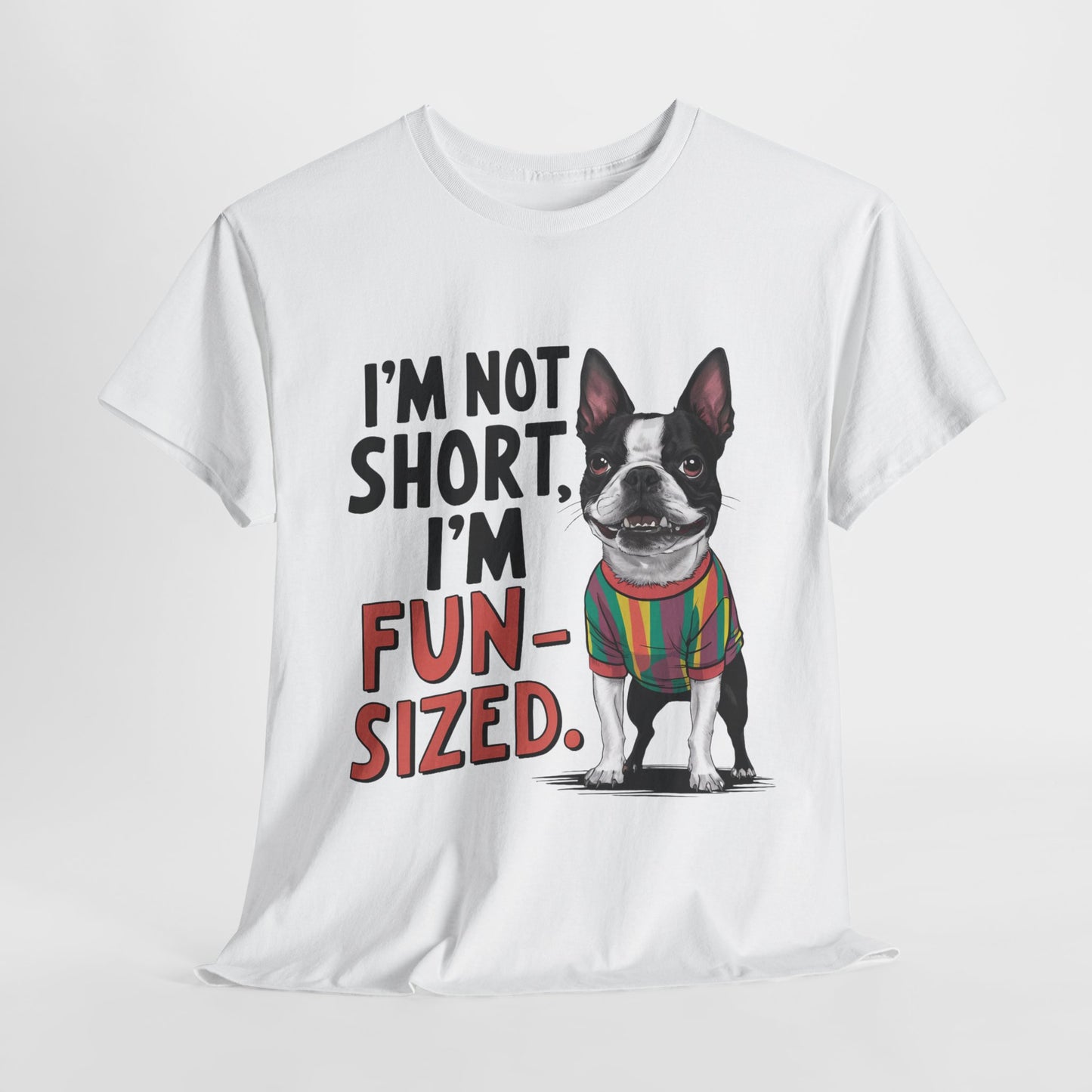 Fun Sized Funny Dog Unisex Heavy Cotton Tee