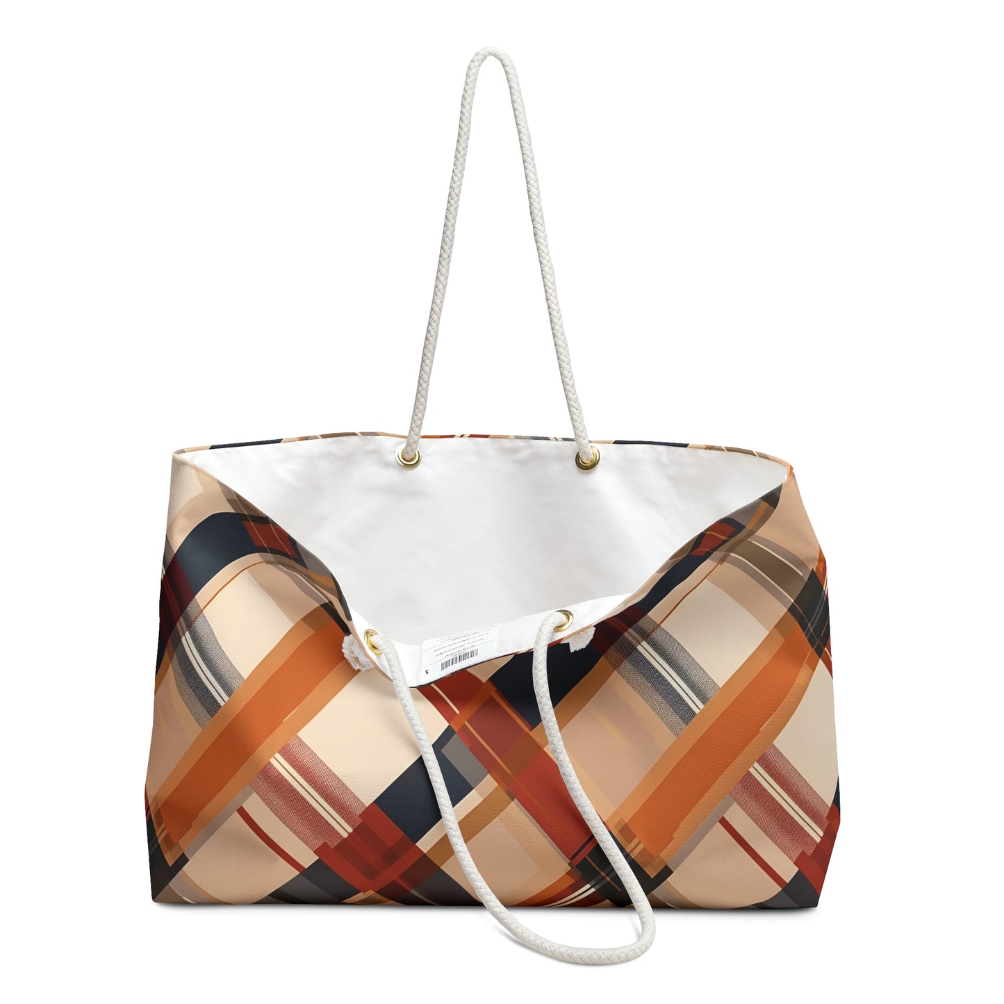 Autumn Plaid 3 Weekender Bag