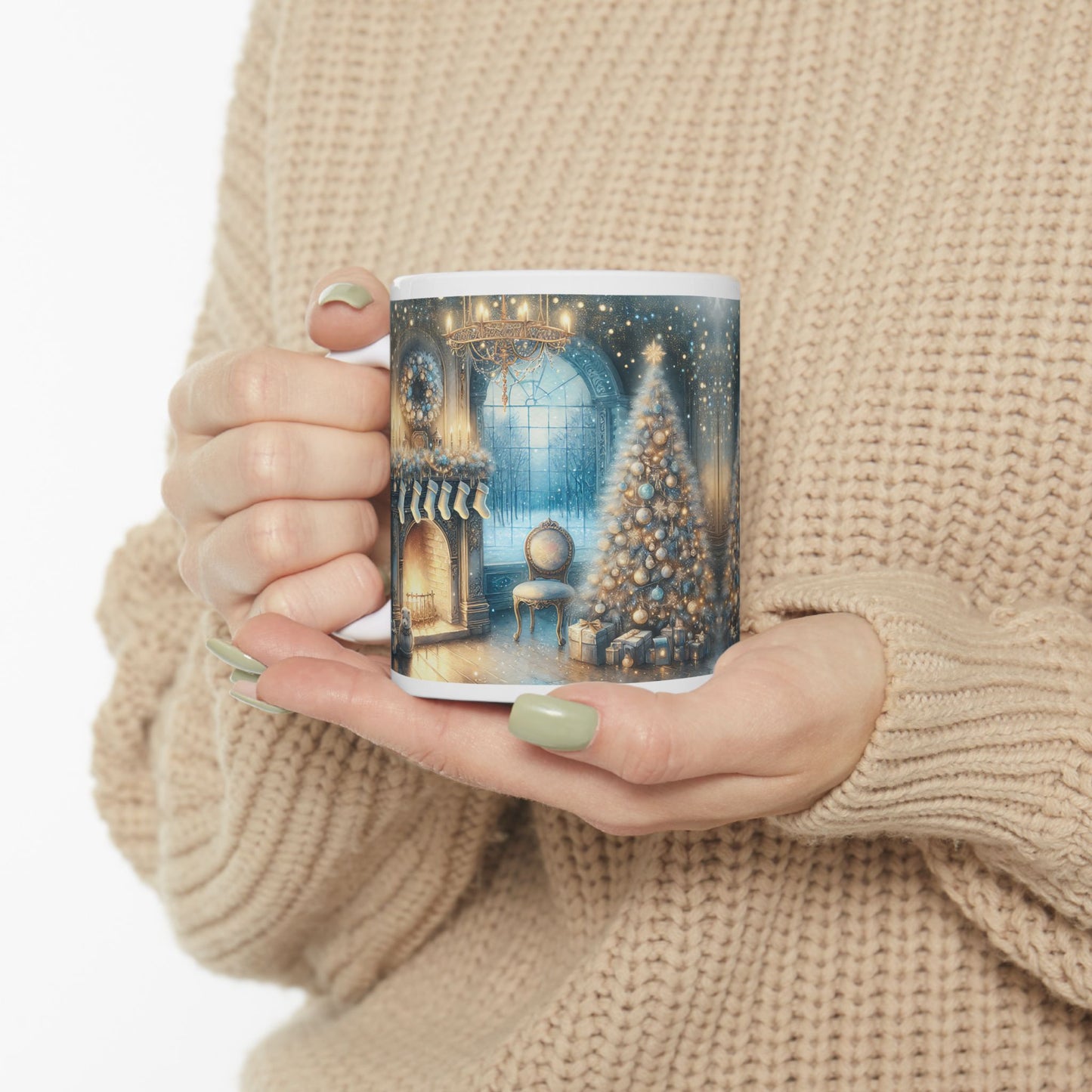 Christmas Living Room Ceramic Mug