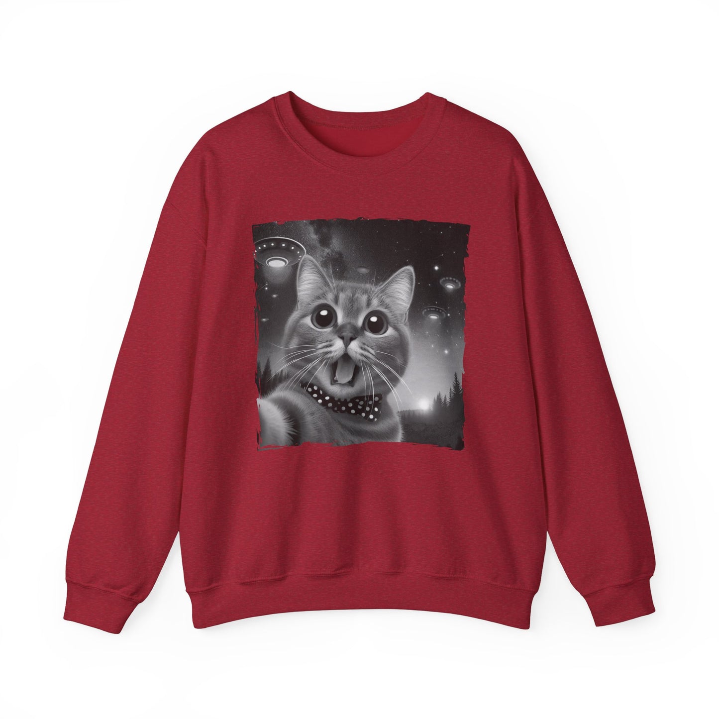 Cat Selfie Funny Cat Sweatshirt