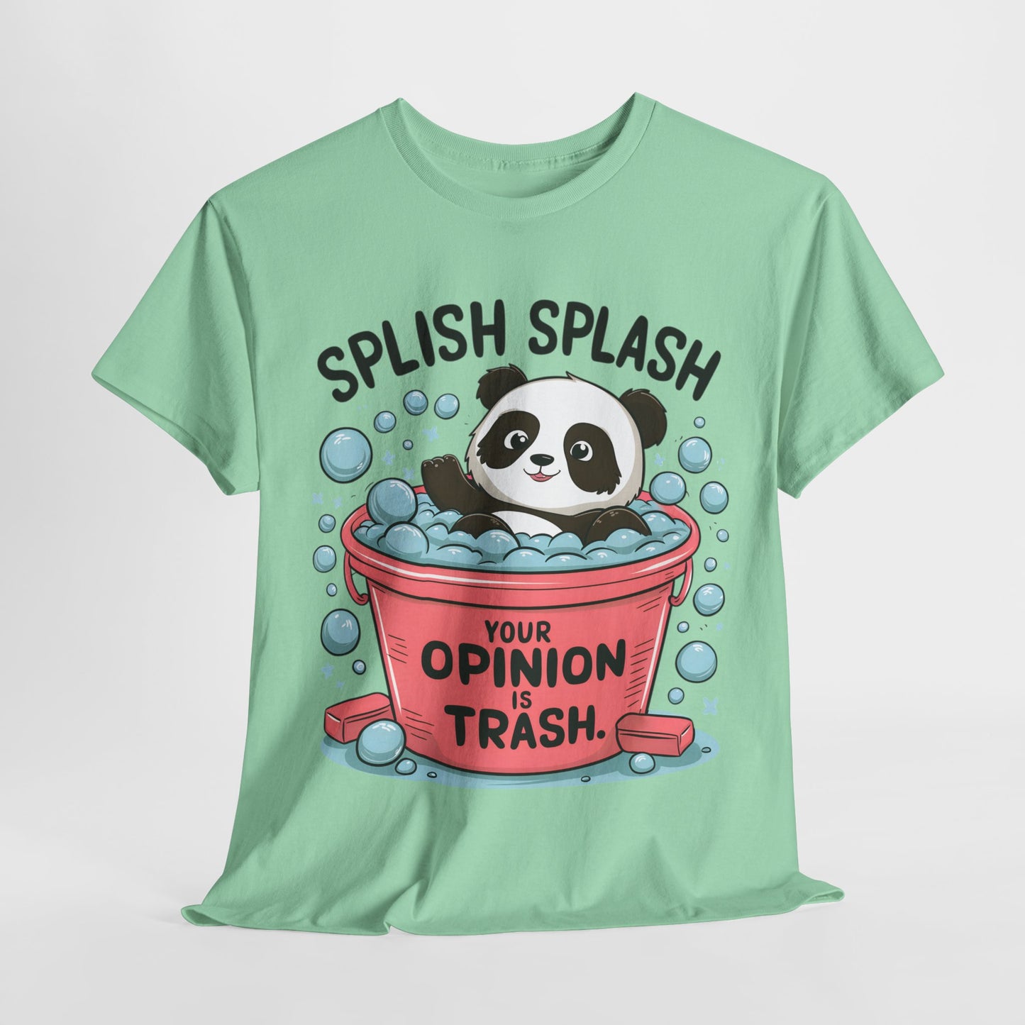 Funny Panda Unisex Heavy Cotton Tee