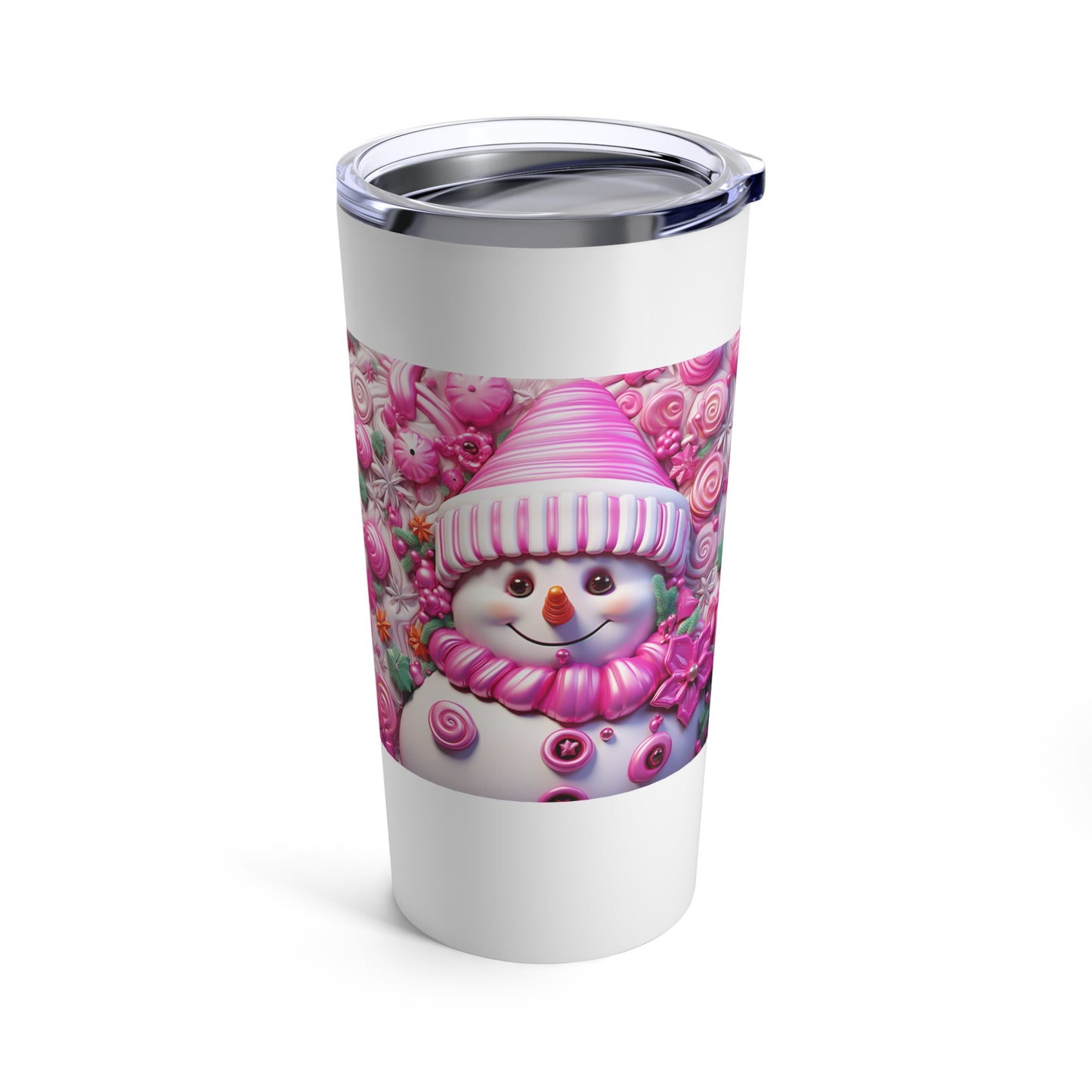 Pinky Snowman Tumbler 20oz