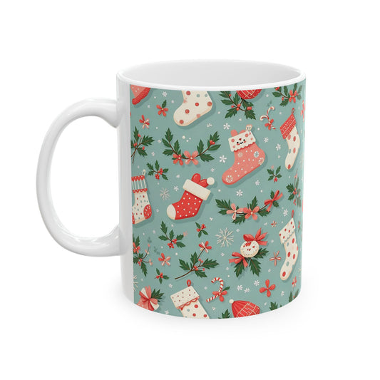 Christmas Stockings Ceramic Mug