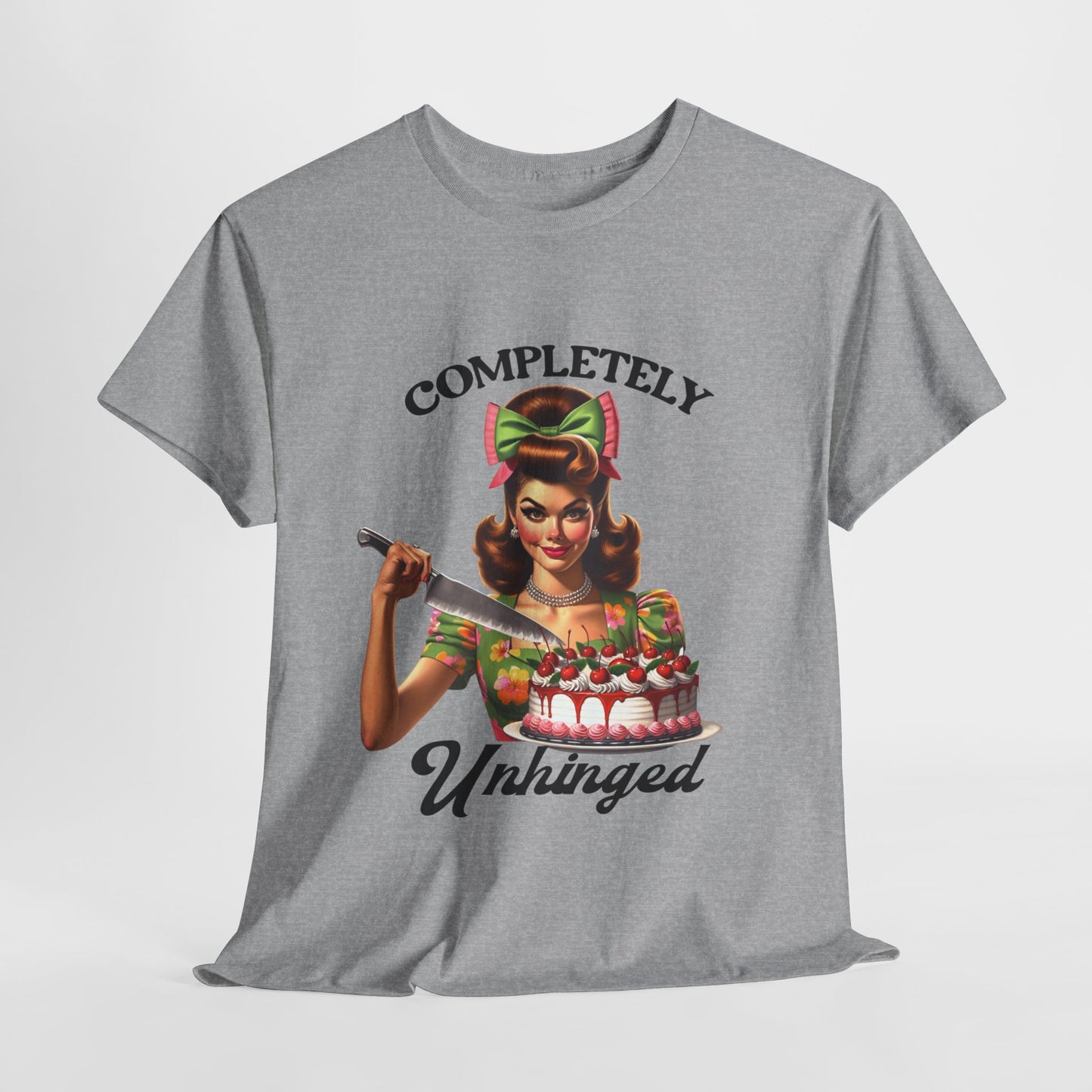 Funny Retro Housewife Short Sleeve Tee - Style #3