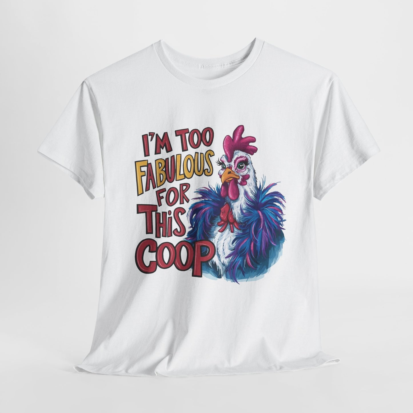 Funny Chicken Unisex Heavy Cotton Tee