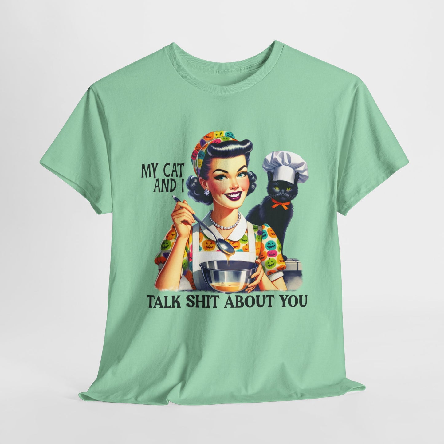 Funny Retro Housewife Short Sleeve Tee - Style #7