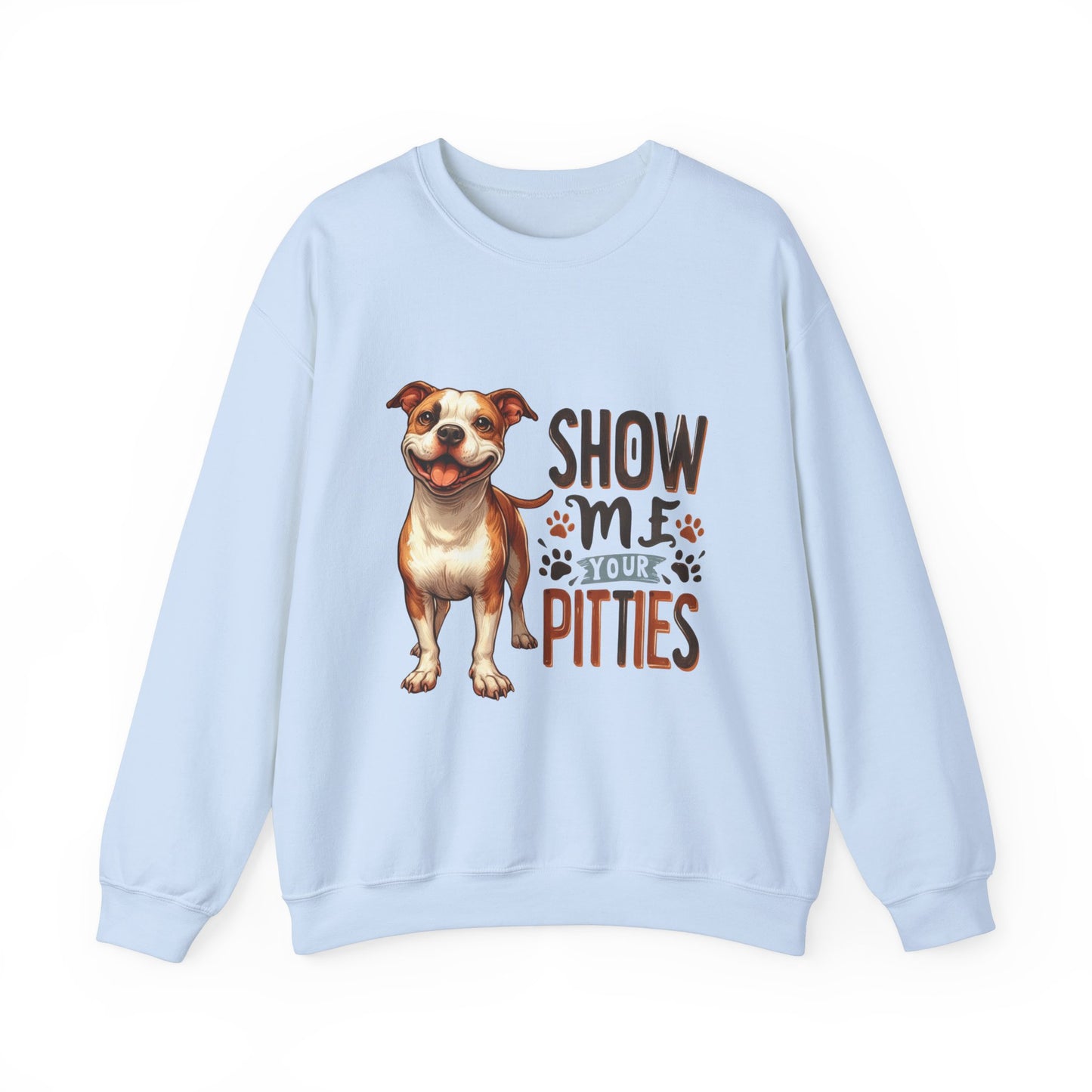 Show Me Your Pitties Pitbull Funny Dog Sweatshirt