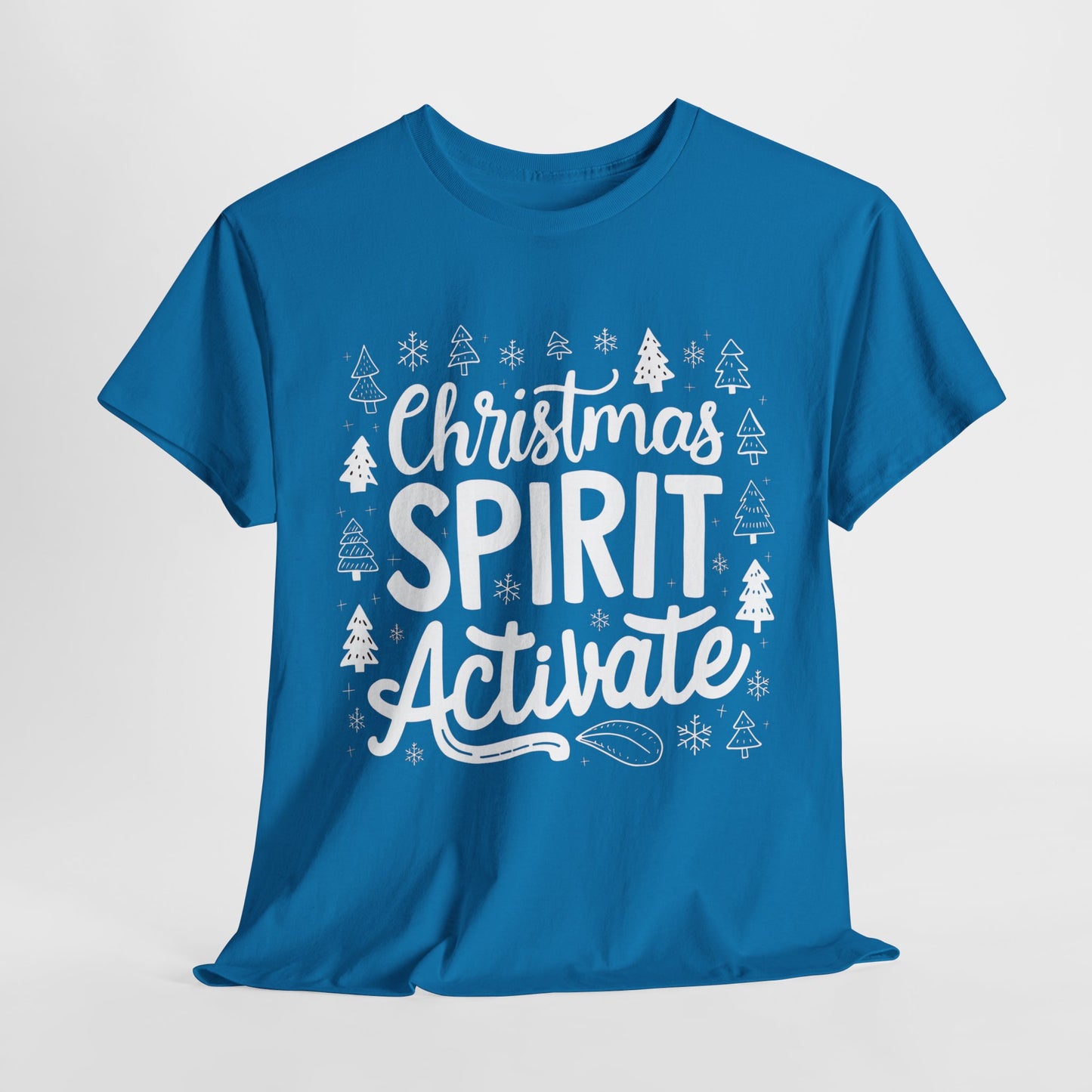 Christmas Spirit Activate Heavy Cotton Tee