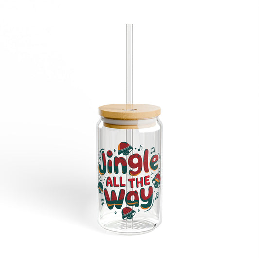 Jingle All The Way Christmas Sipper Glass