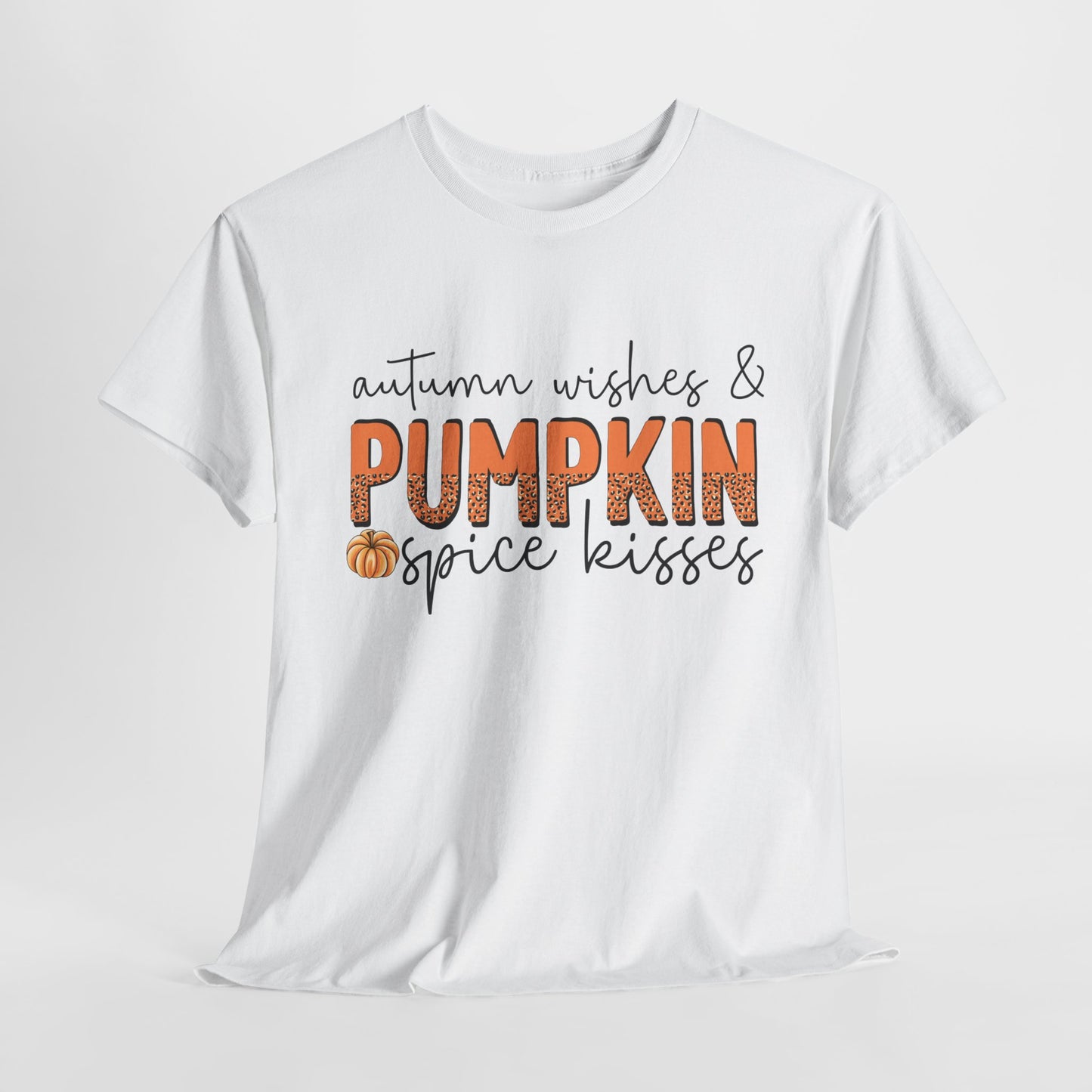 Autumn Wishes Pumpkin Spice Unisex Heavy Cotton Tee