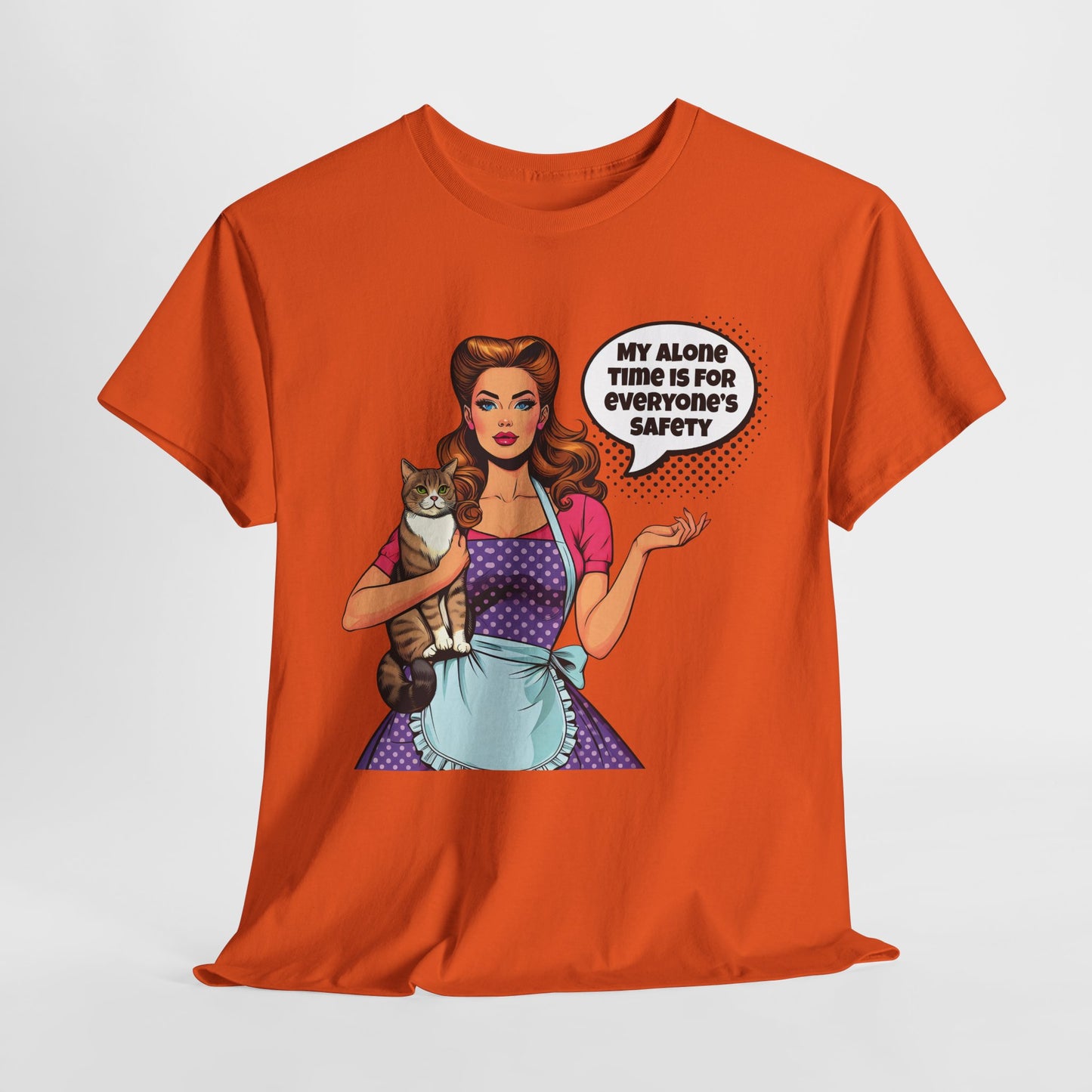 My Alone Time Funny Housewife Heavy Cotton Tee