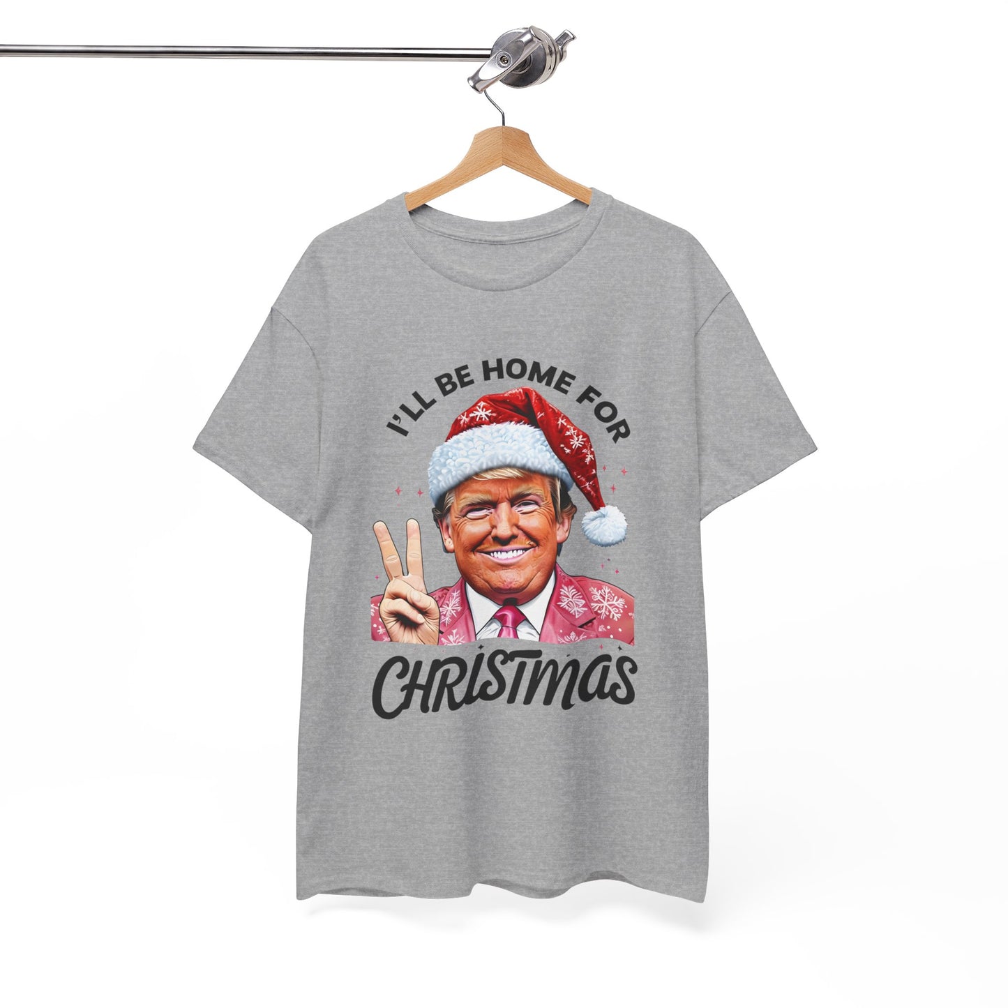 Trump I'll Be Home For Christmas T-Shirt