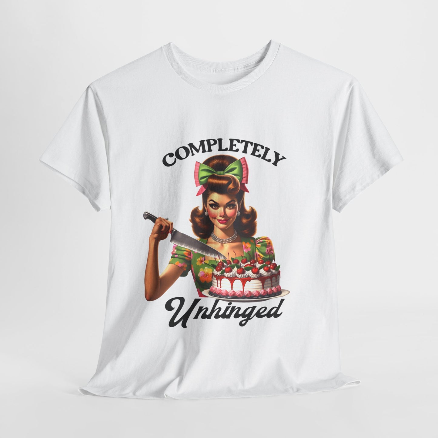 Funny Retro Housewife Short Sleeve Tee - Style #3