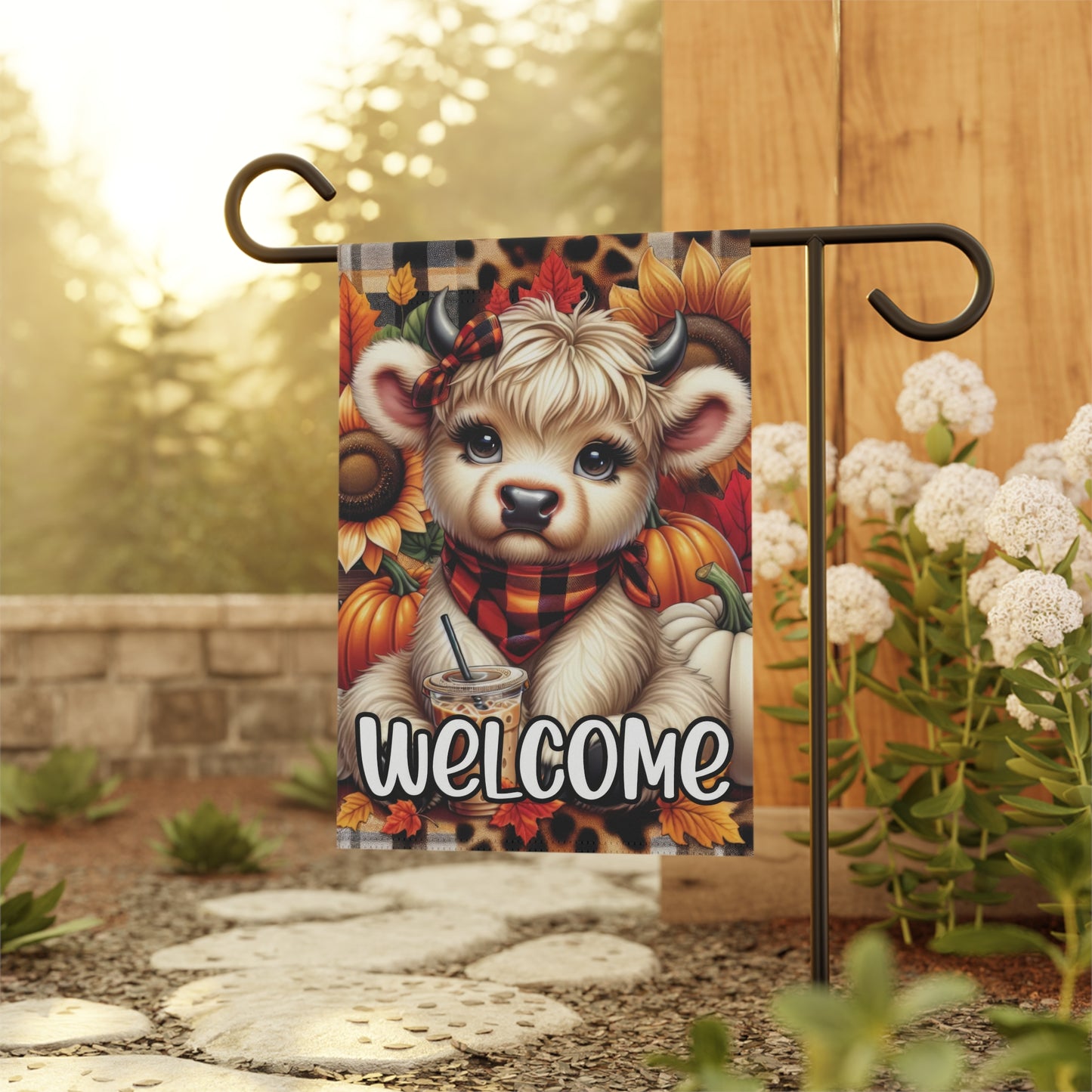 Cow Fall Garden & House Banner - Style 2