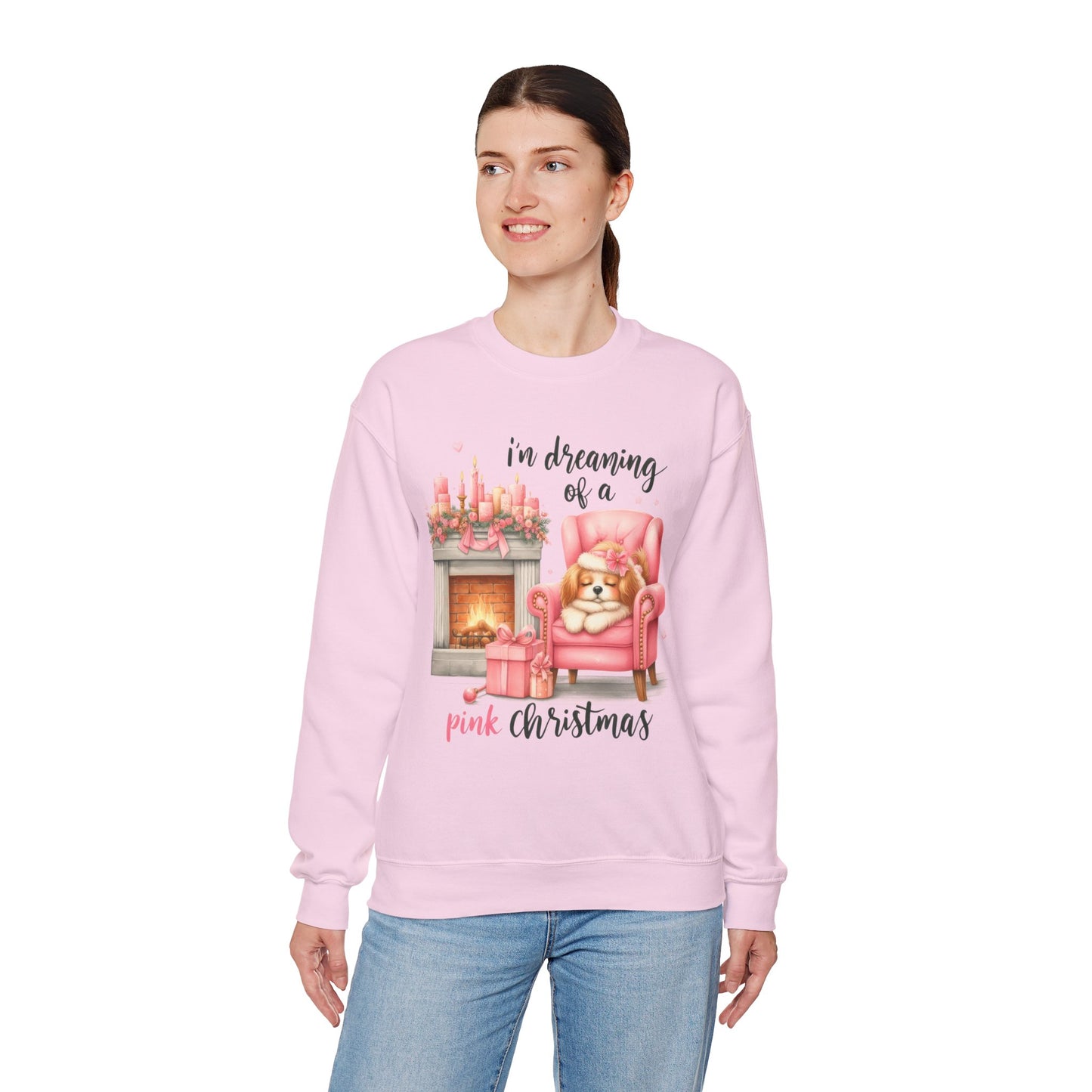 Dreaming Of A Pink Christmas Sweatshirt