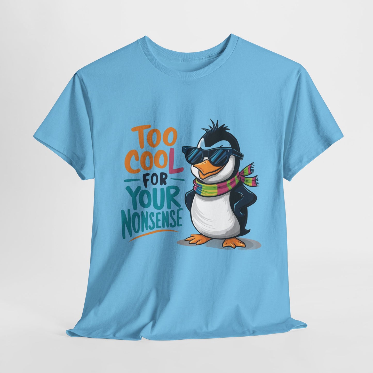 Funny Penguin Unisex Heavy Cotton Tee