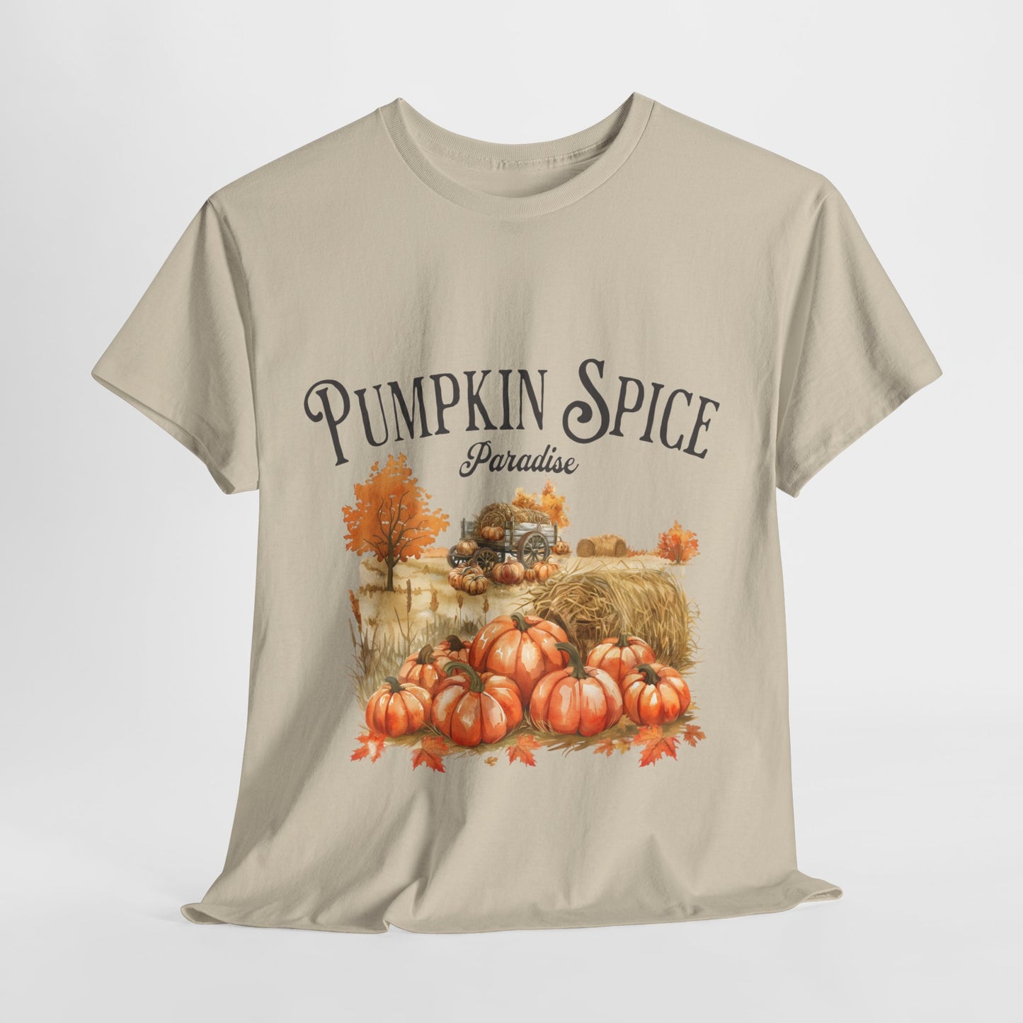 Pumpkin Spice Paradise Unisex Heavy Cotton Tee