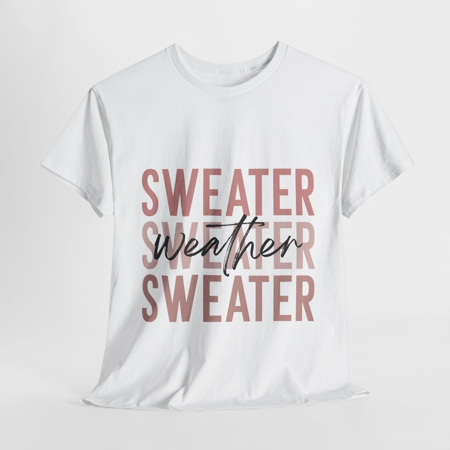 Sweater Weather Fall Unisex Heavy Cotton Tee