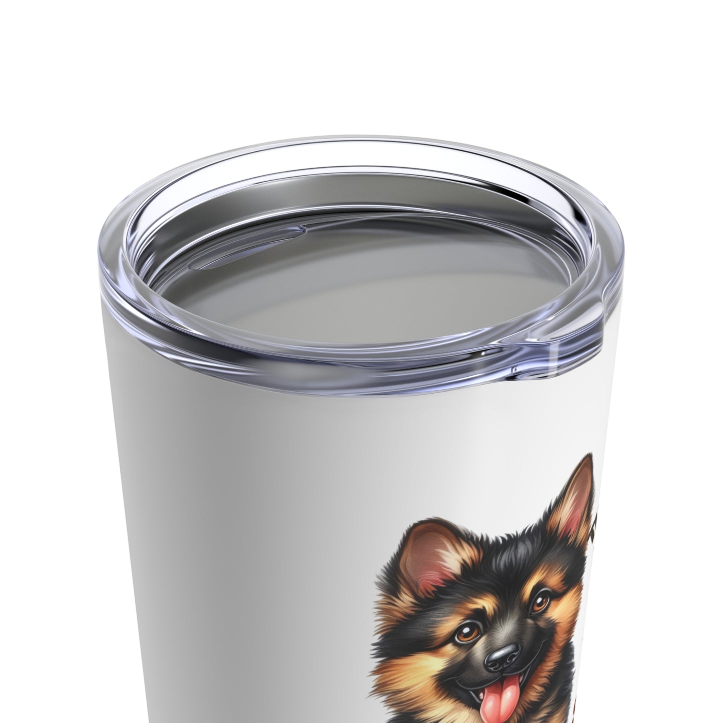 German Shepherd and Coffee Tumbler 20oz