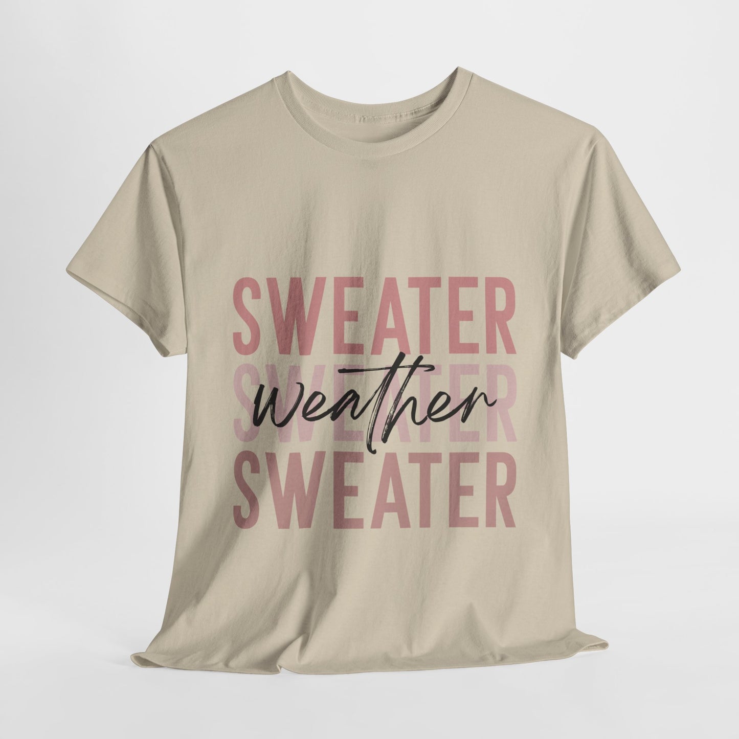 Sweater Weather Fall Unisex Heavy Cotton Tee