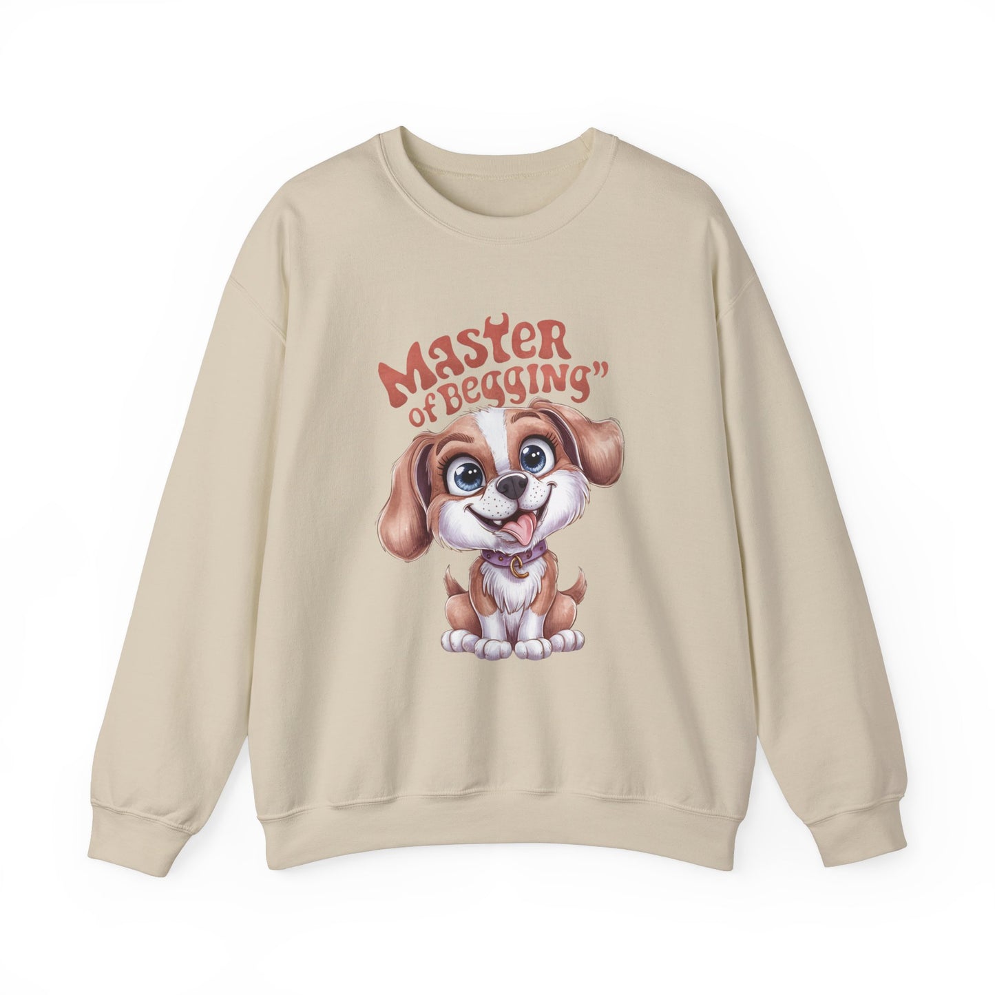 Master of Begging Funny Dog Sweatshirt