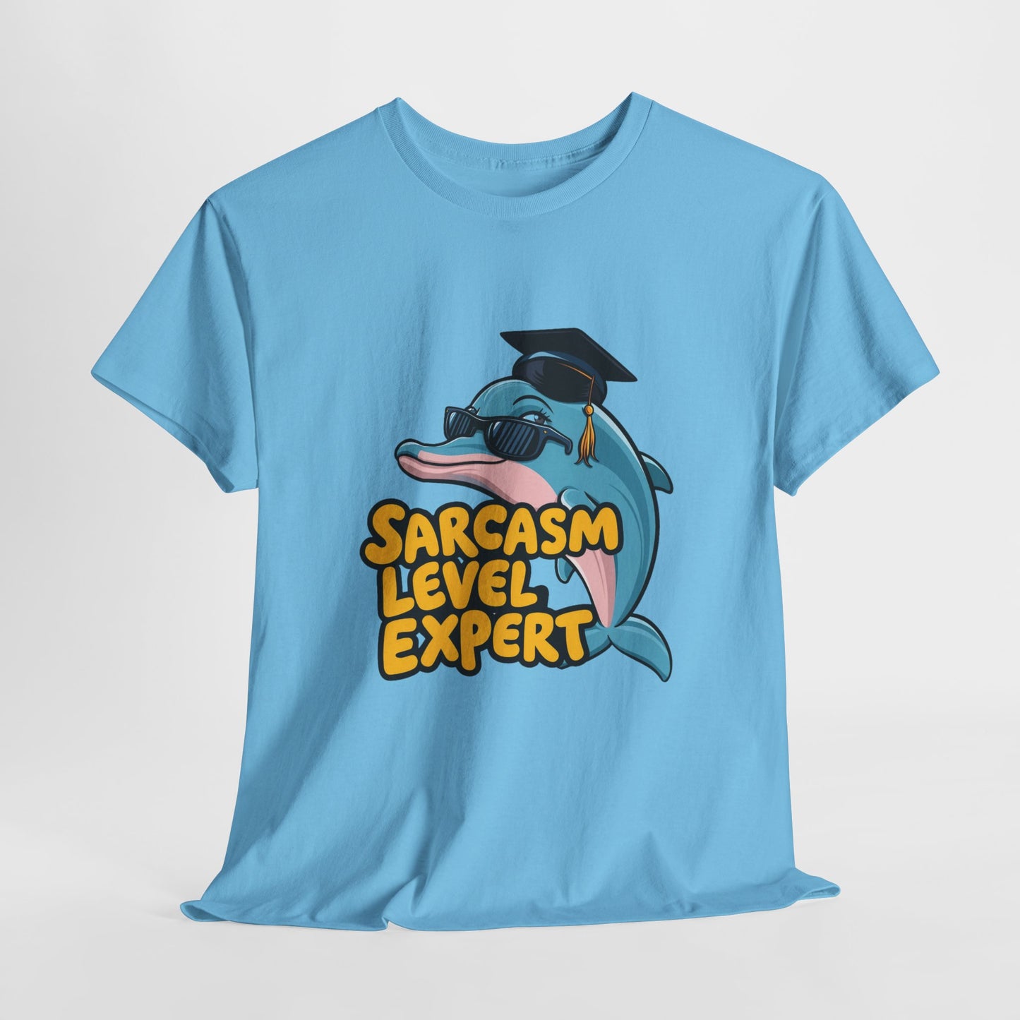 Sarcastic Dolphin Unisex Heavy Cotton Tee