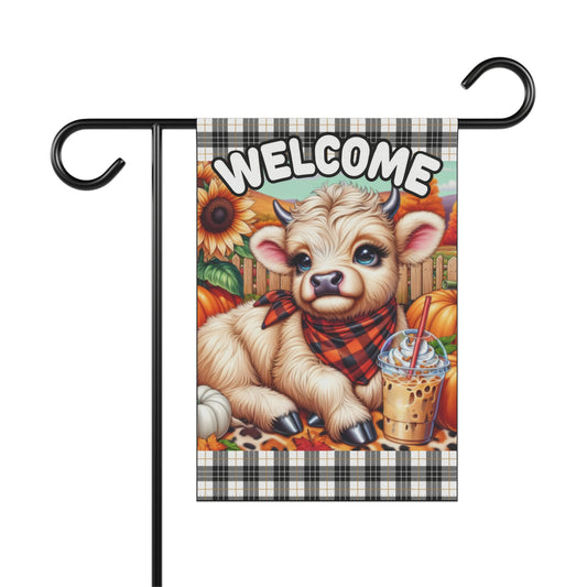 Cow Fall Garden & House Banner - Style 1