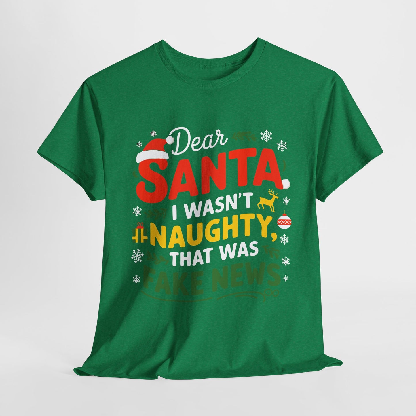 Fake News Christmas Heavy Cotton Tee