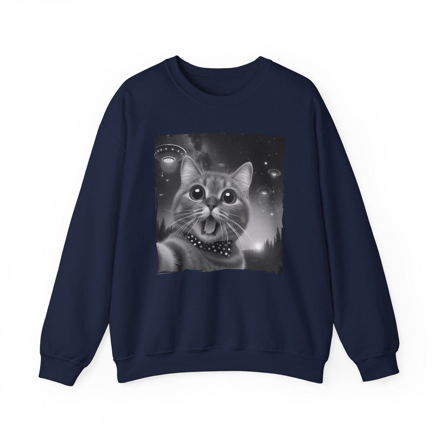 Cat Selfie Funny Cat Sweatshirt