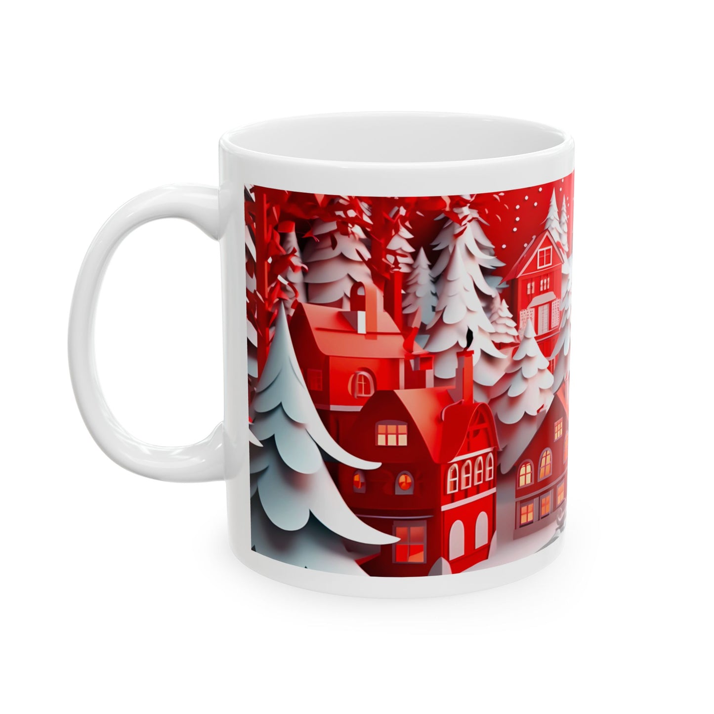 Christmas Town Ceramic Mug