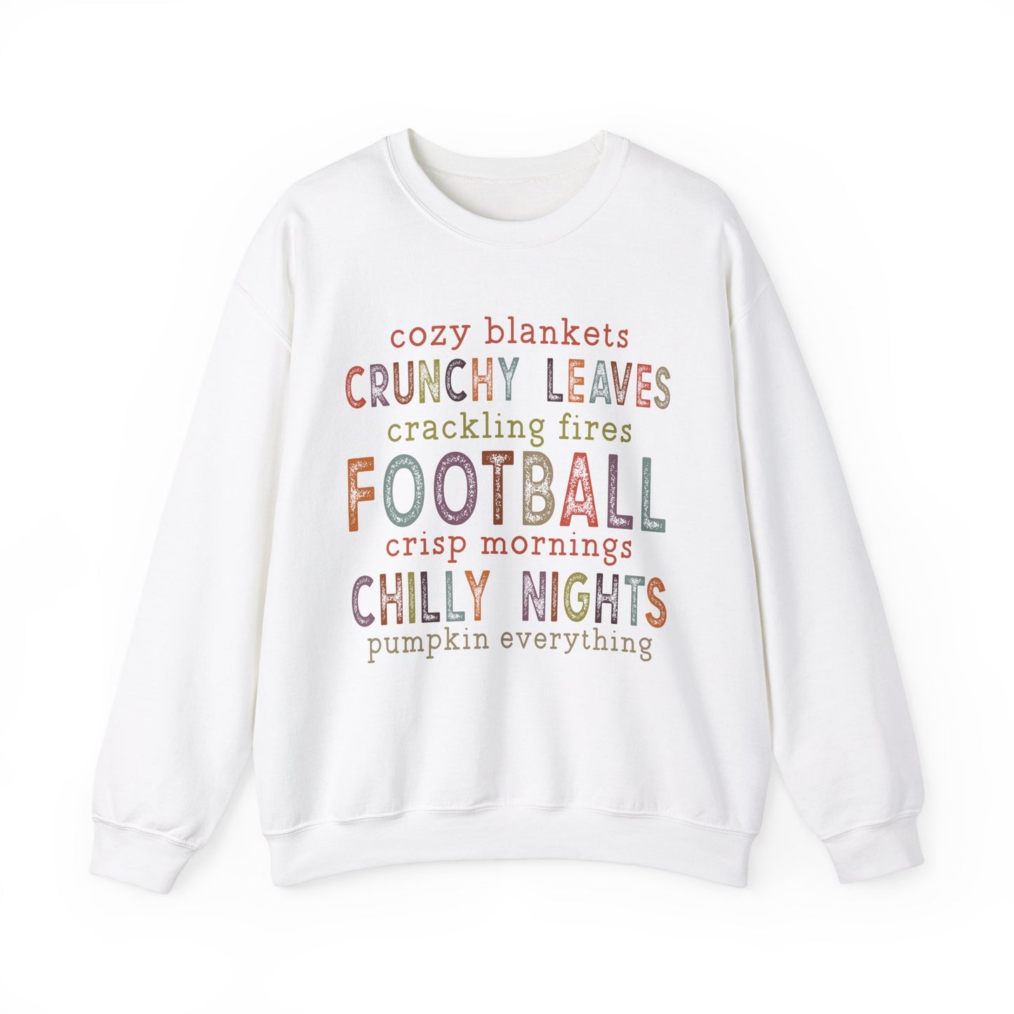 Cozy Blankets Chilly Nights Unisex Heavy Blend™ Crewneck Sweatshirt