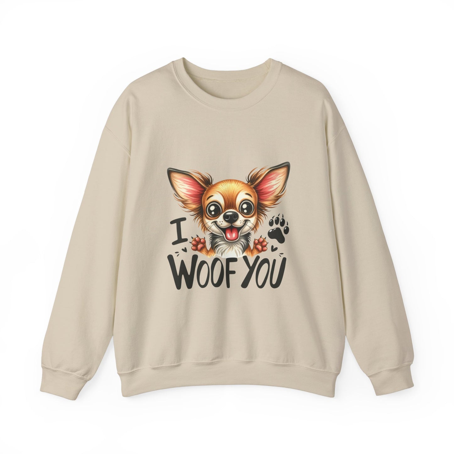 I Woof You Funny Dog Sweatshirt