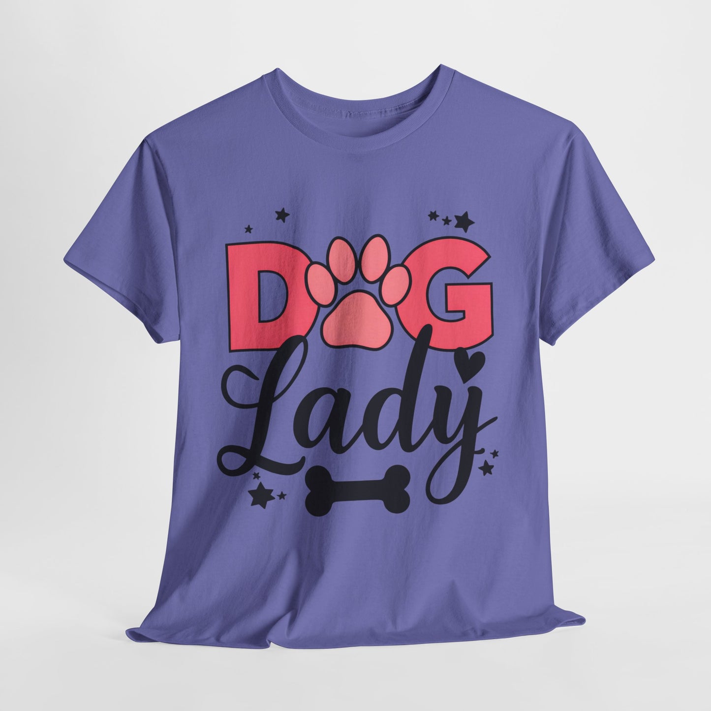 Dog Lady Unisex Heavy Cotton Tee