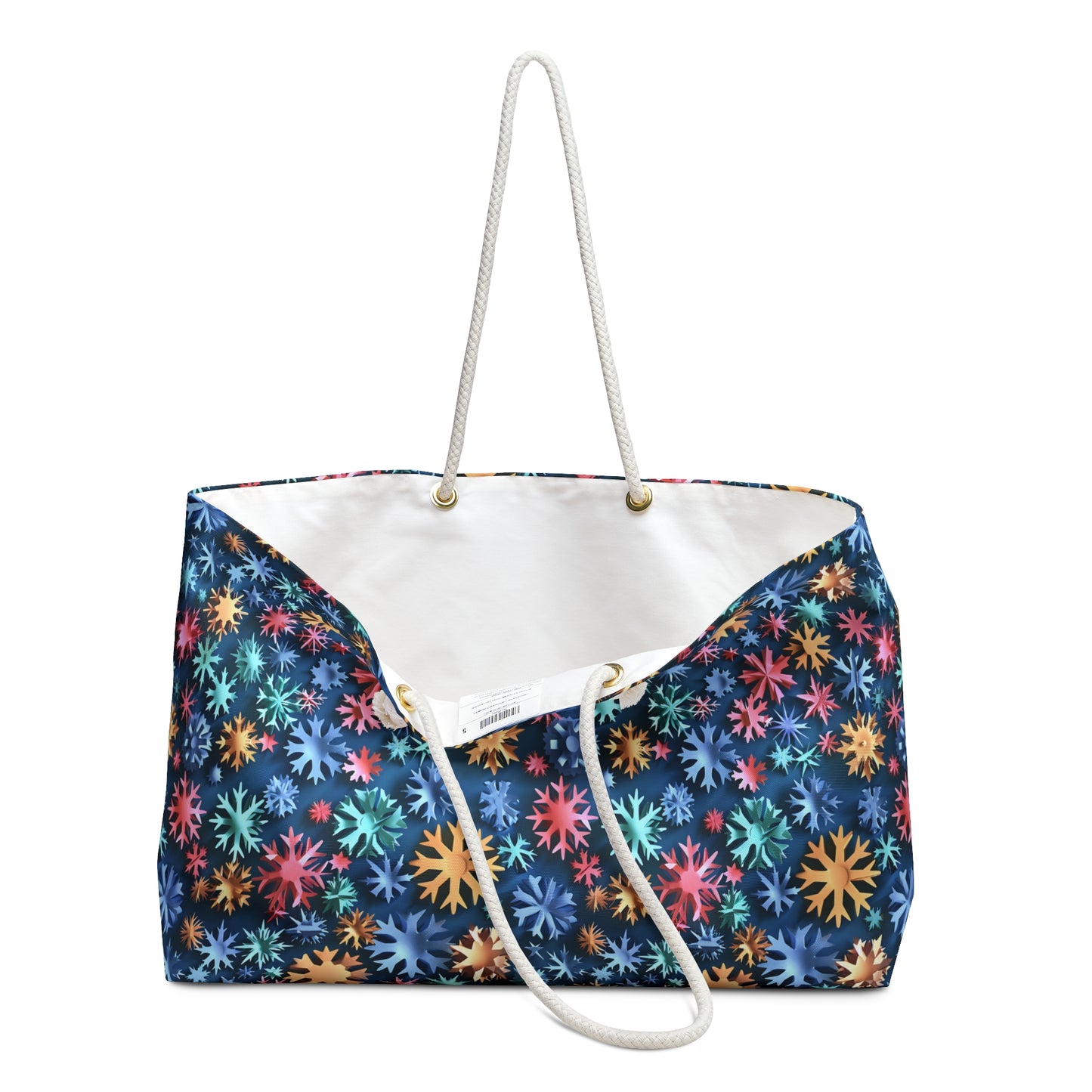 Colorful Snowflakes 1 Weekender Bag