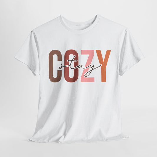 Stay Cozy Fall Unisex Heavy Cotton Tee