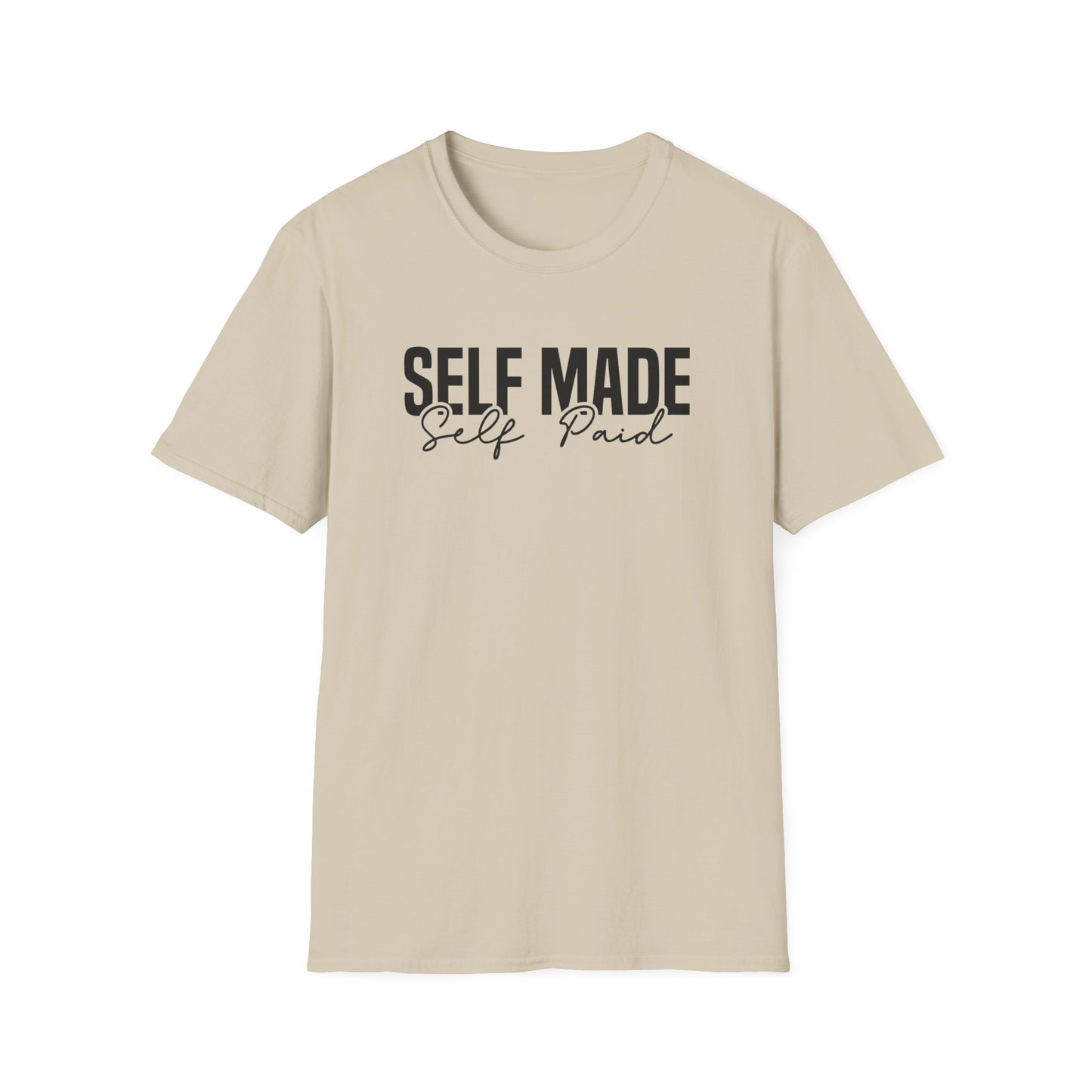 Self Made Self Paid Entrepreneur Inspirational Softstyle T-Shirt