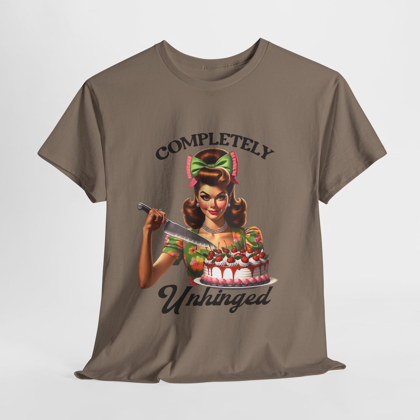 Funny Retro Housewife Short Sleeve Tee - Style #3