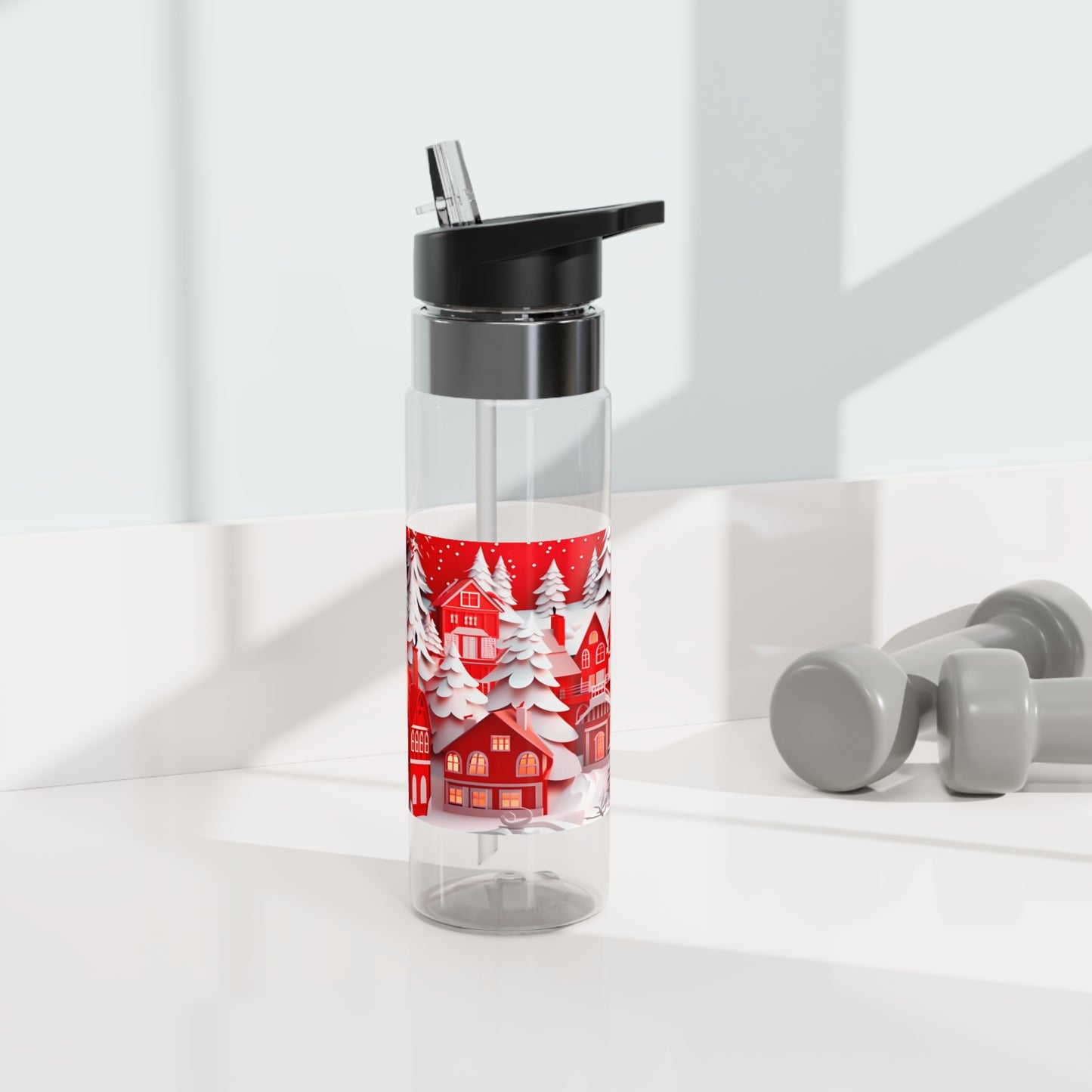 Christmas Town Sport Water Bottle