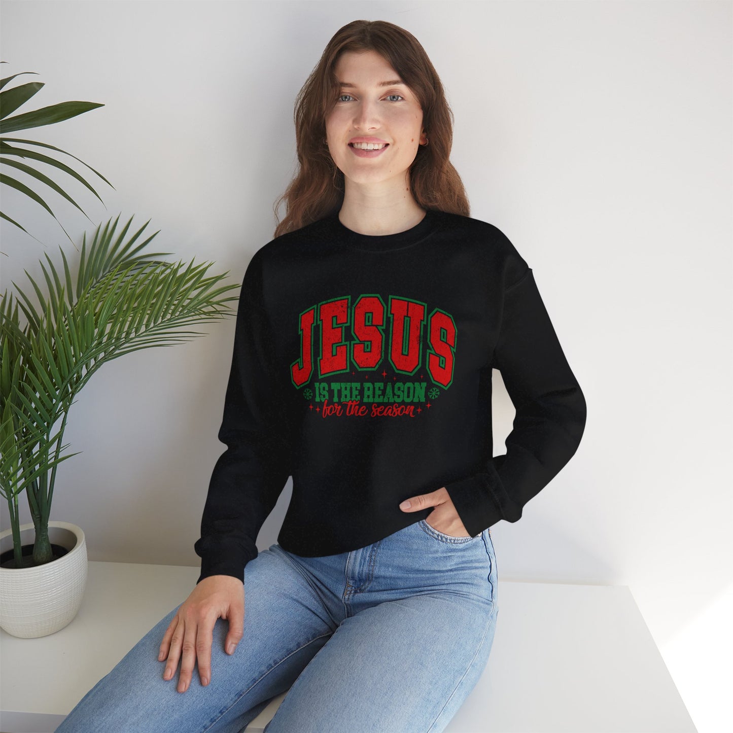 Christmas Jesus Is The Reason Sweatshirt