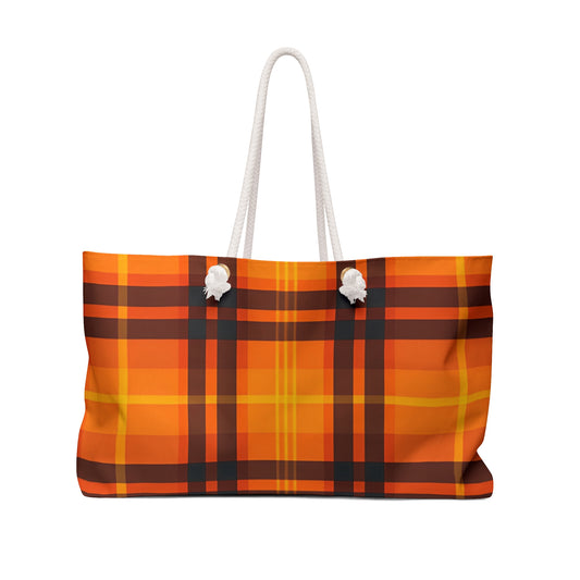 Autumn Plaid 2 Weekender Bag