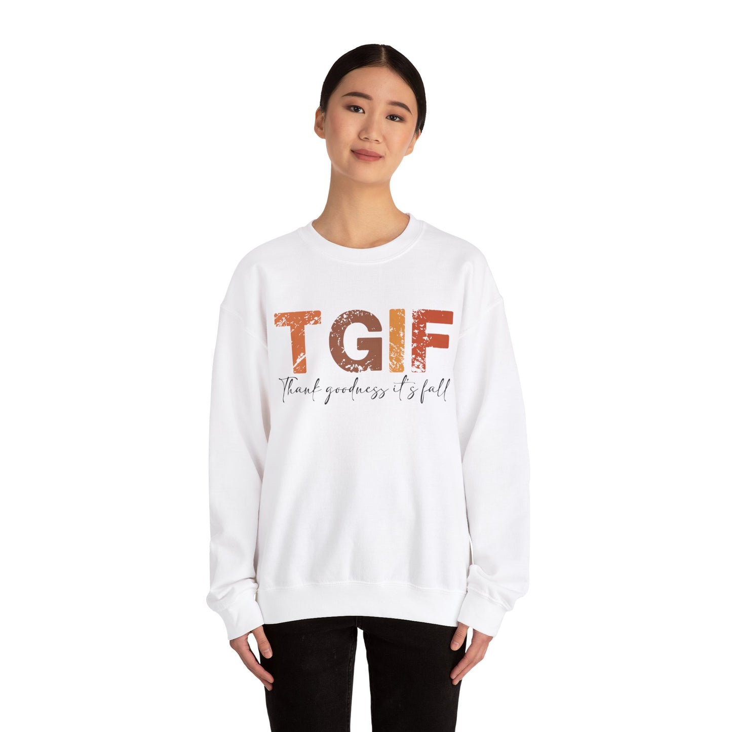 Thank Goodness Its Fall Unisex Heavy Blend™ Crewneck Sweatshirt