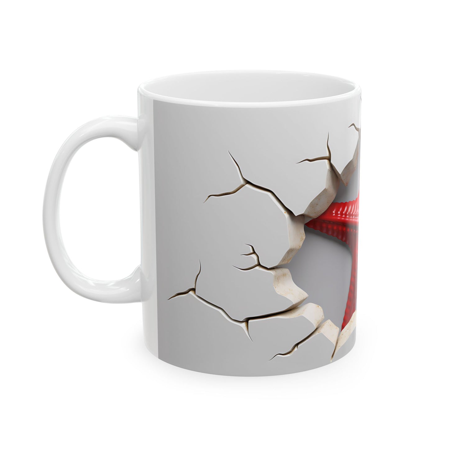 Christmas Starfish Ceramic Mug