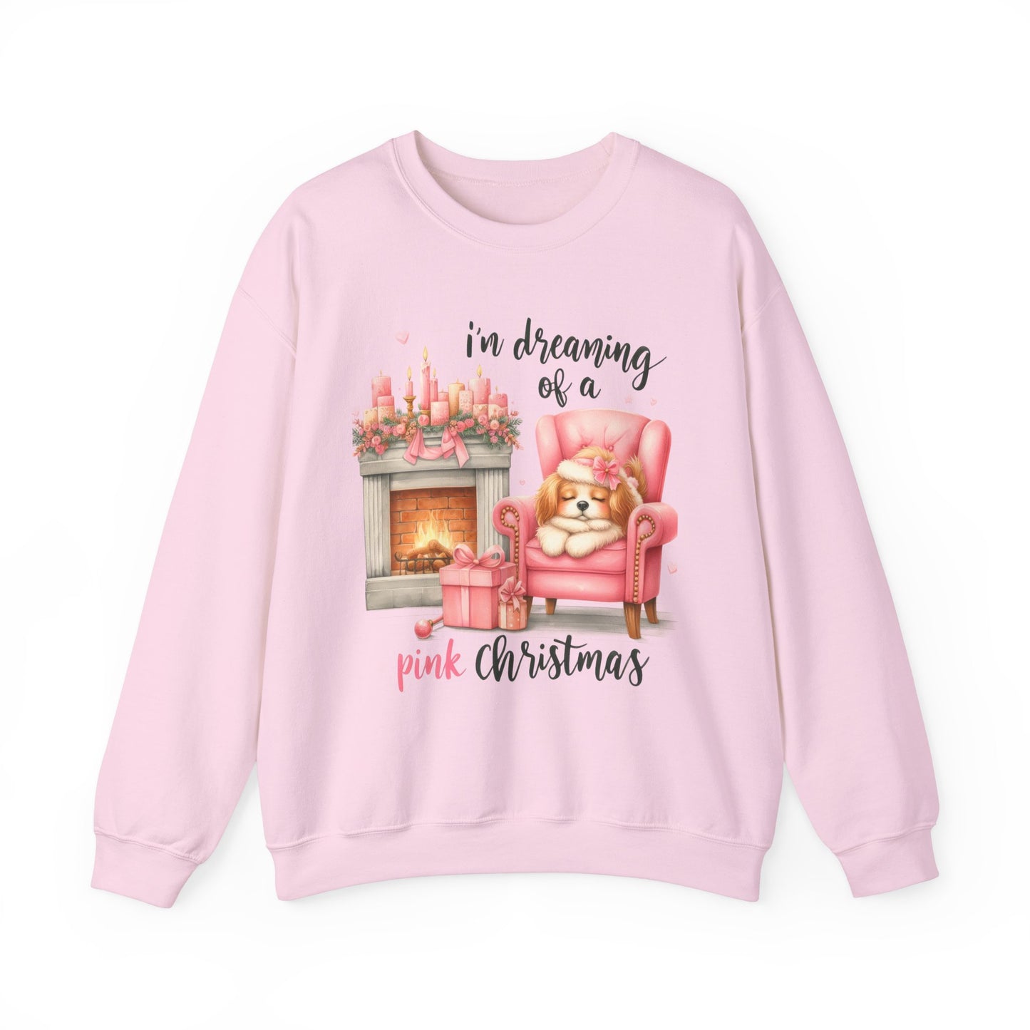 Dreaming Of A Pink Christmas Sweatshirt