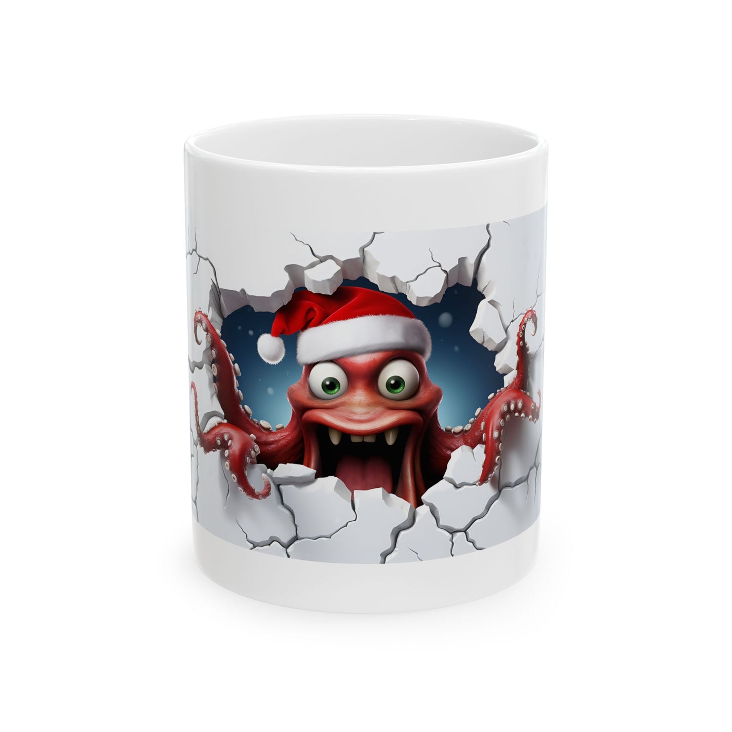 Christmas Lobster Ceramic Mug