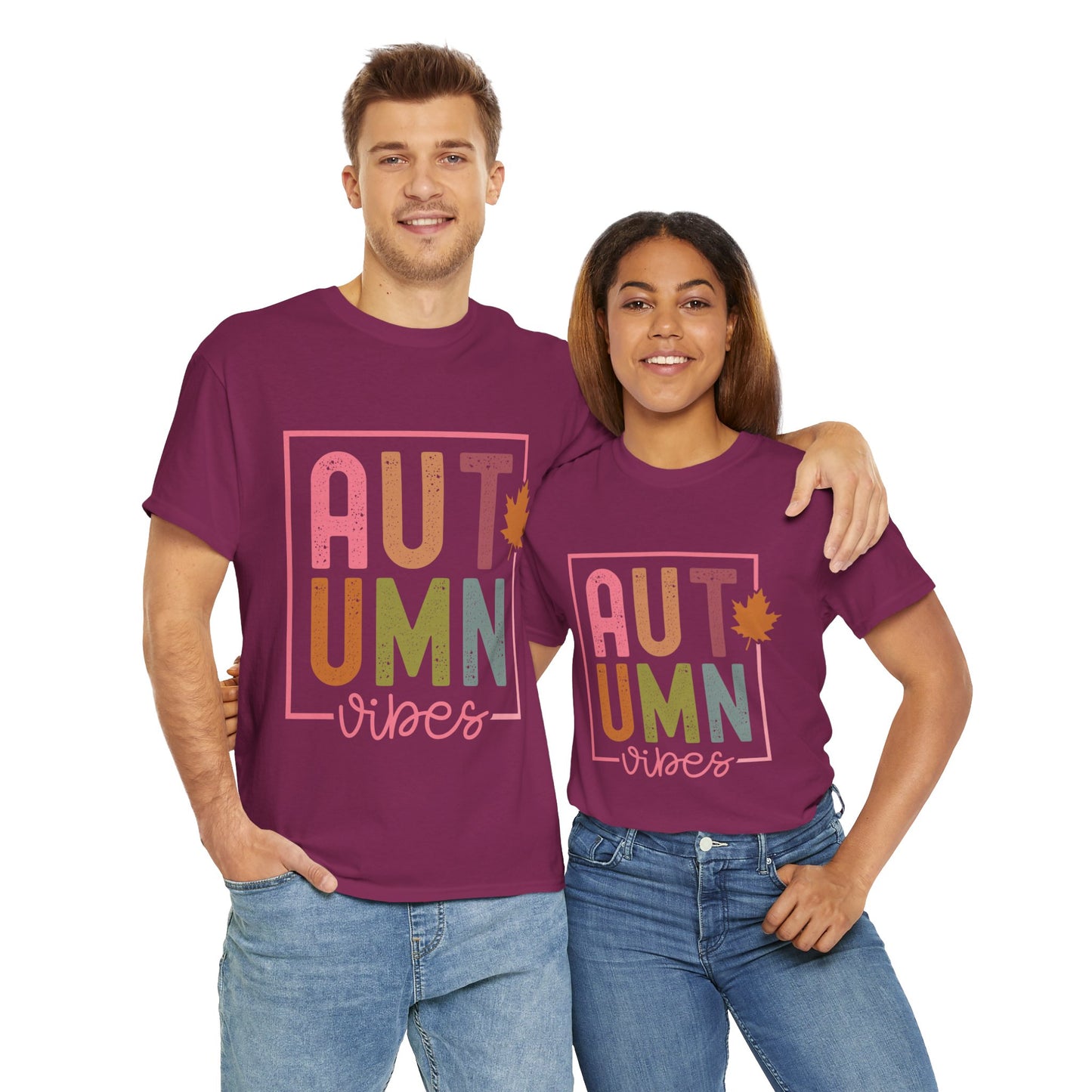 Autumn Vibes Unisex Heavy Cotton Tee