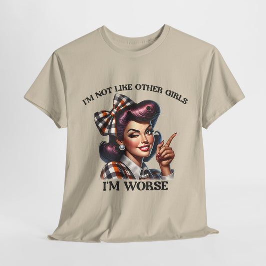 Funny Retro Housewife Short Sleeve Tee - Style #6